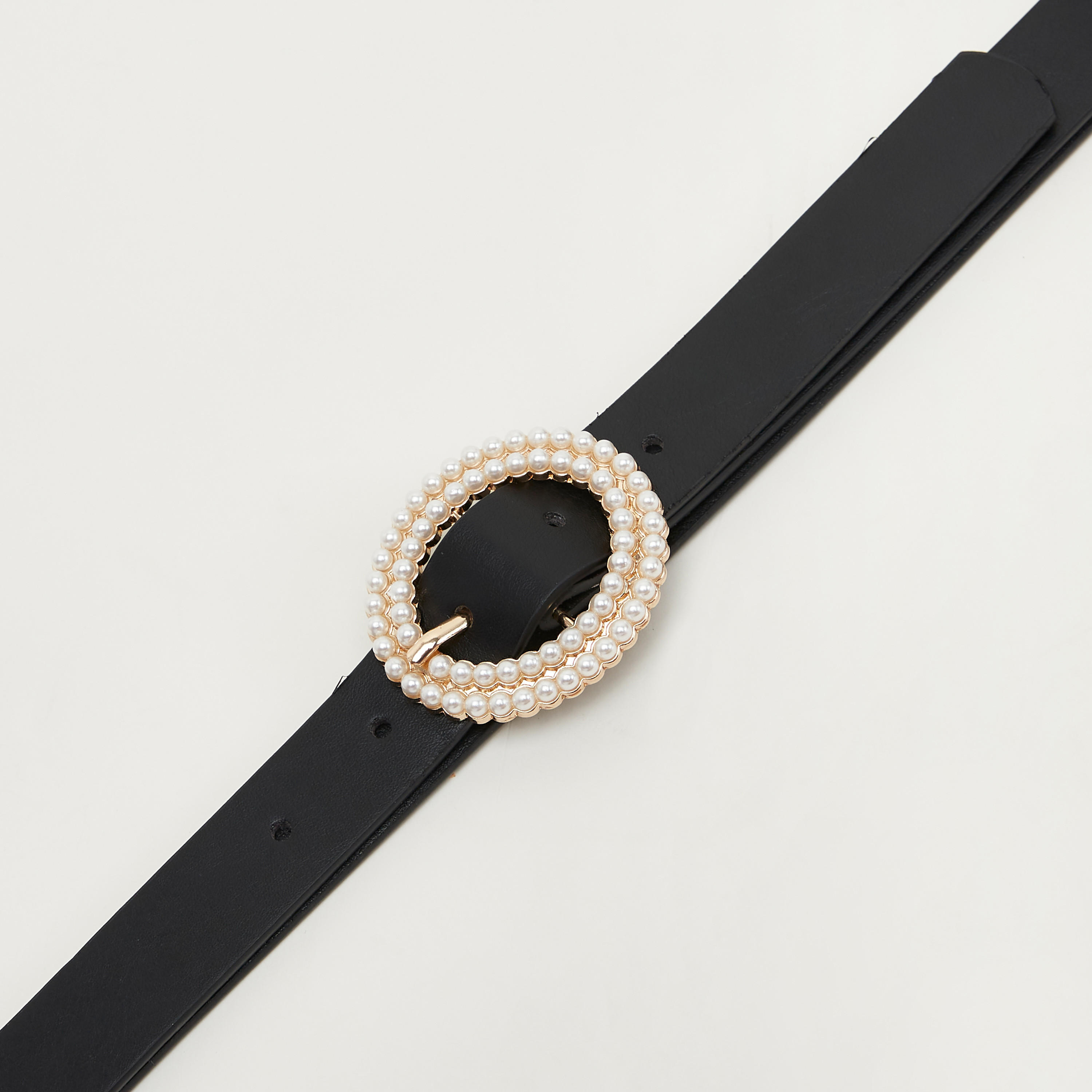 Solid Belt with Embellished Pin Buckle-women-clothingaccessories-belts-image-2
