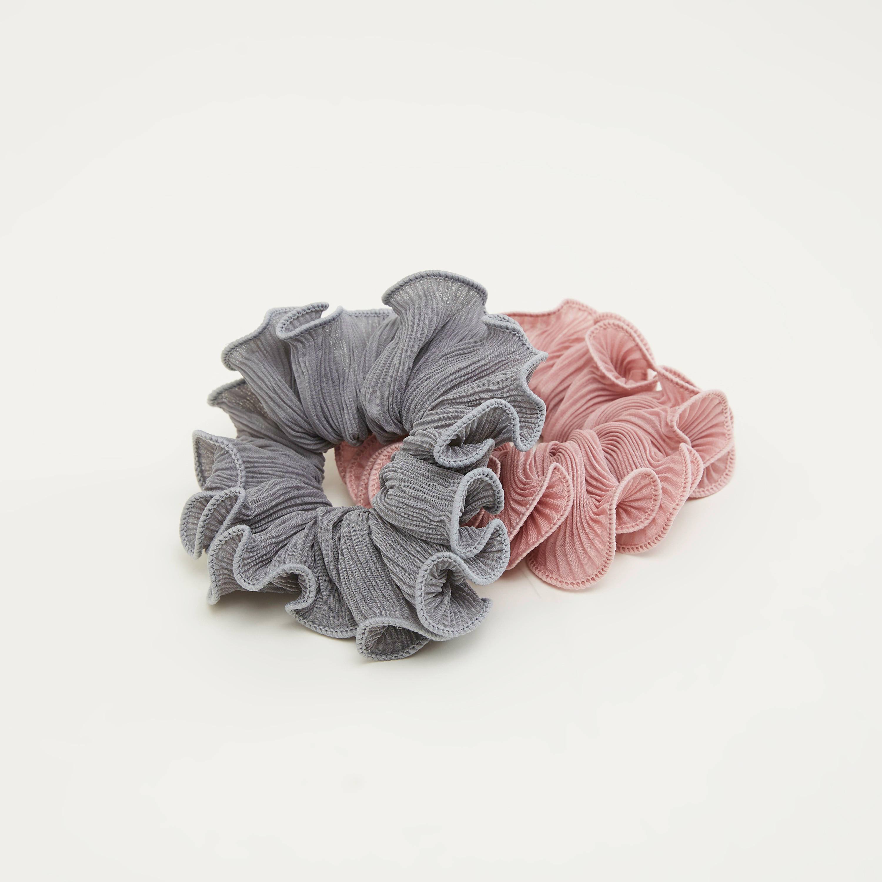 ربطة شعر بارزة الملمس مطّاطيّة - طقم من 2-women-hairaccessories-image-6