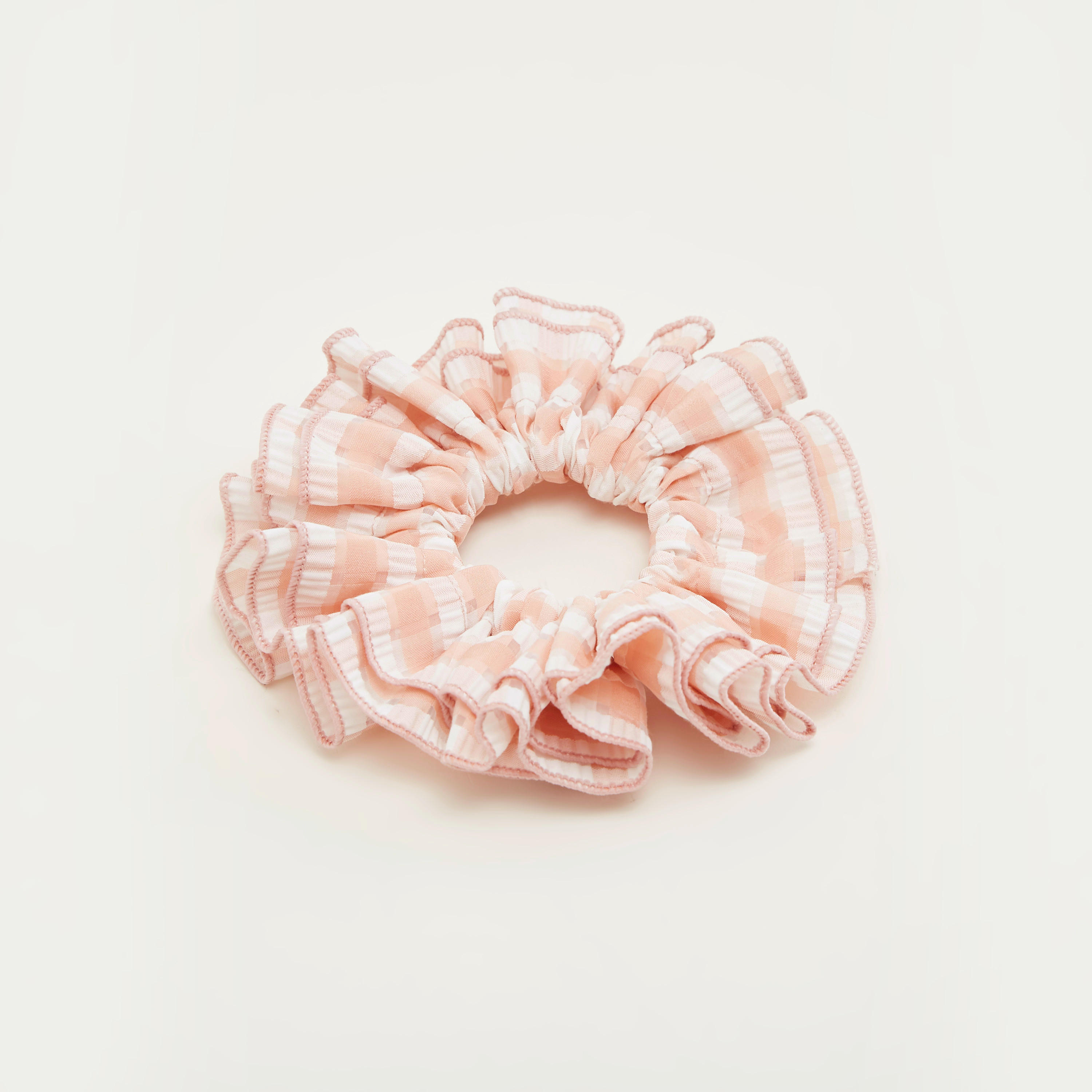 ربطة شعر مطّاطية مخطّطة بتفاصيل خيوط بارزة-women-hairaccessories-image-1
