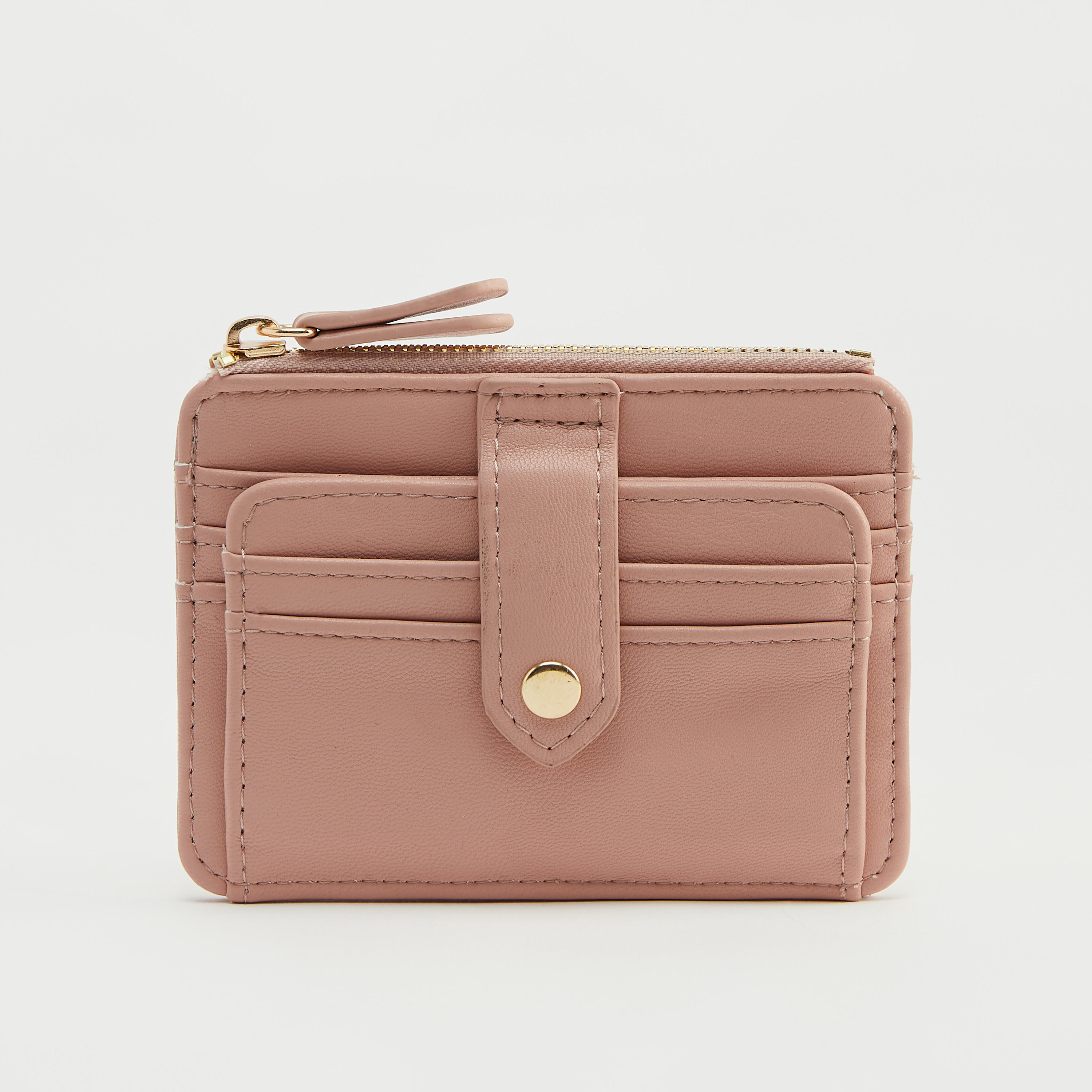 حامل بطاقات سادة بجيوب وطيّة بزر كبّاس-women-bagsandwallets-wallets-image-5