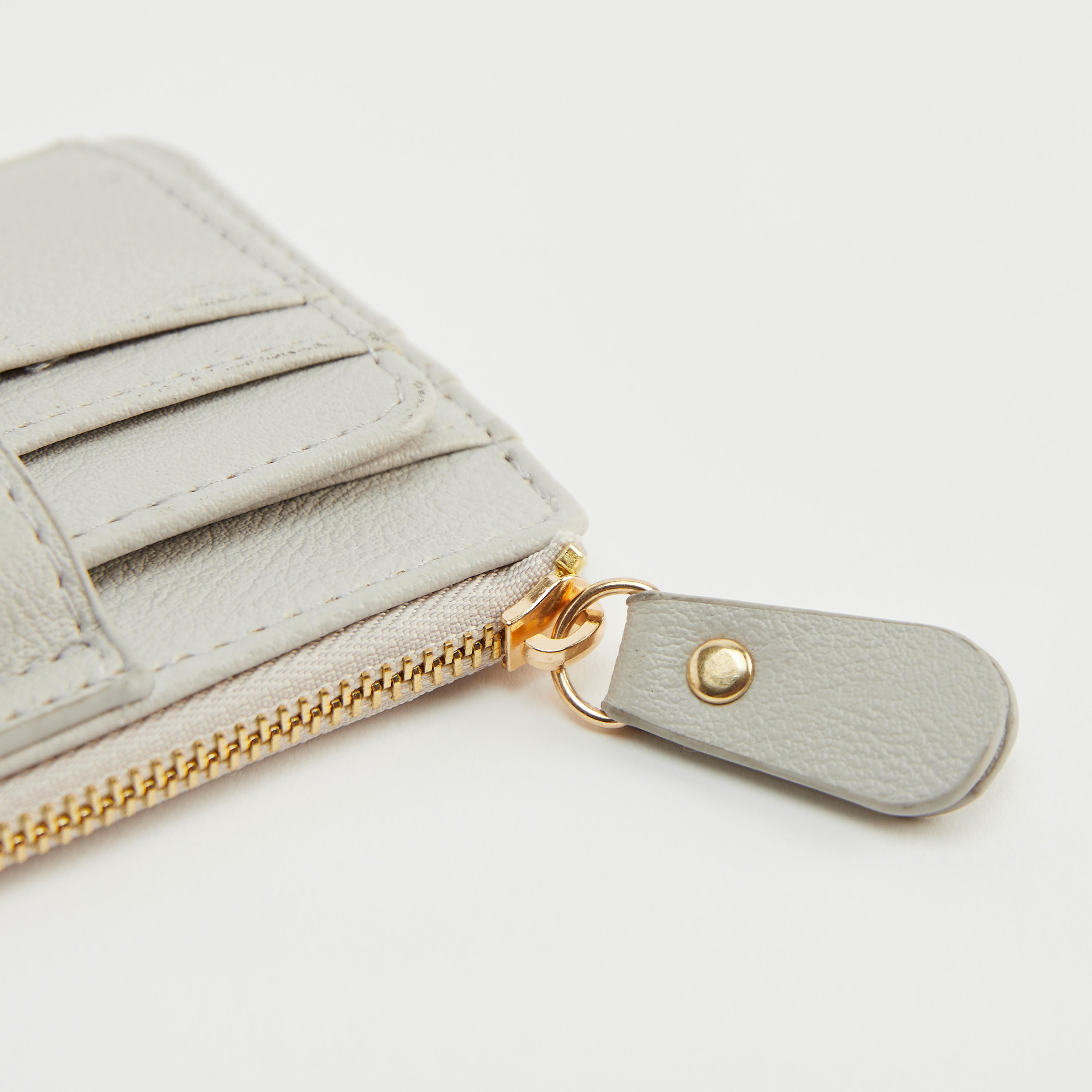 Solid Cardholder with Zipper Pocket-women-bagsandwallets-wallets-image-2