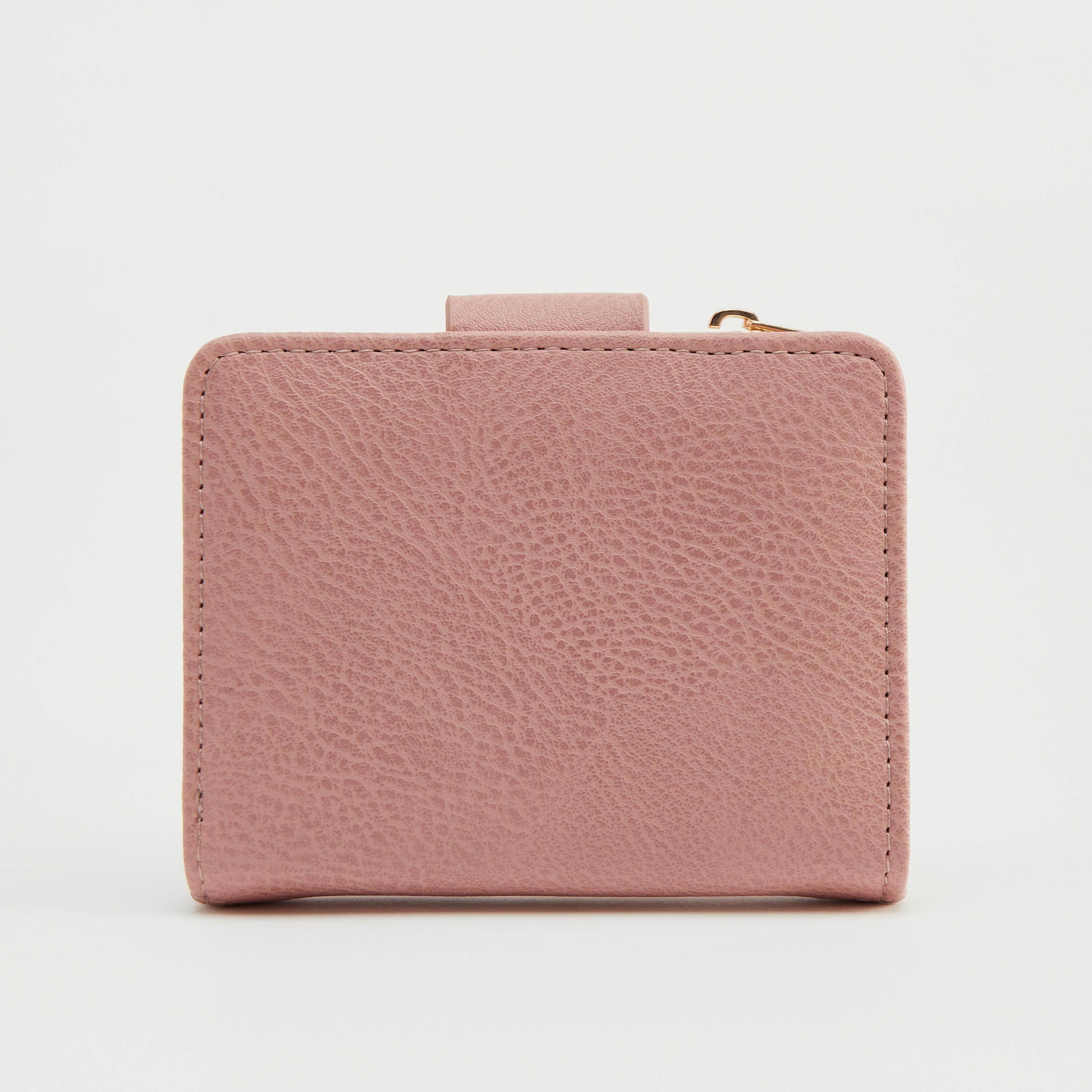 Solid Bi-Fold Purse with Zipper Pocket-women-bagsandwallets-wallets-image-4