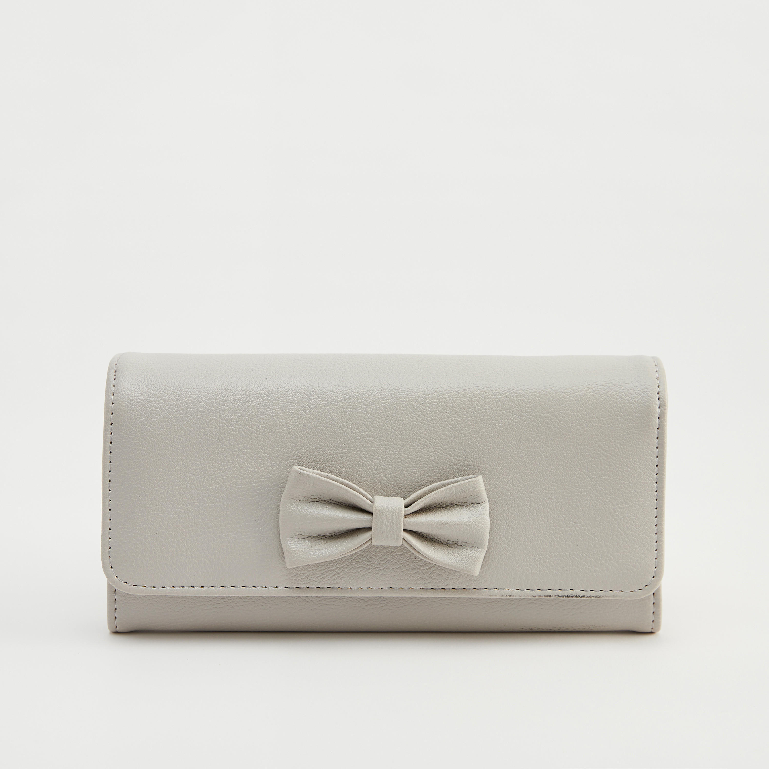 محفظة سادة بطيّة ثلاثيّة وتفاصيل فيونكة-women-bagsandwallets-wallets-image-4
