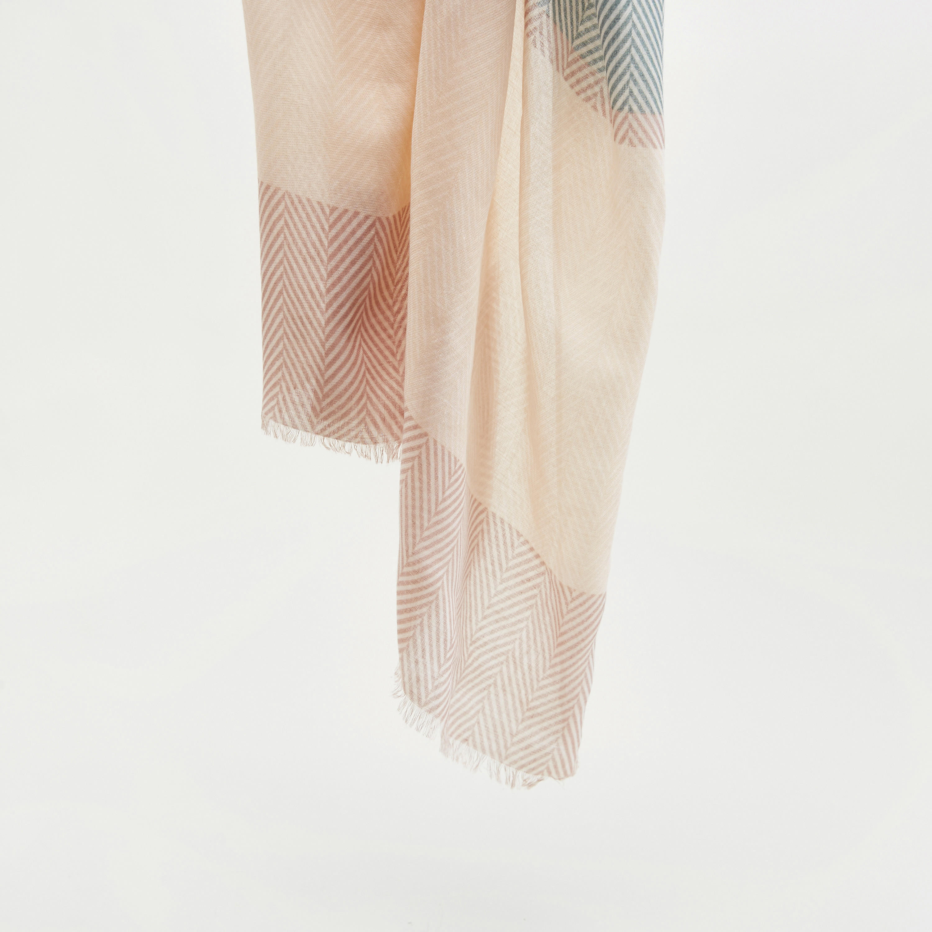 Chevron Patterned Scarf with Frayed Edges-women-clothingaccessories-scarves-image-3