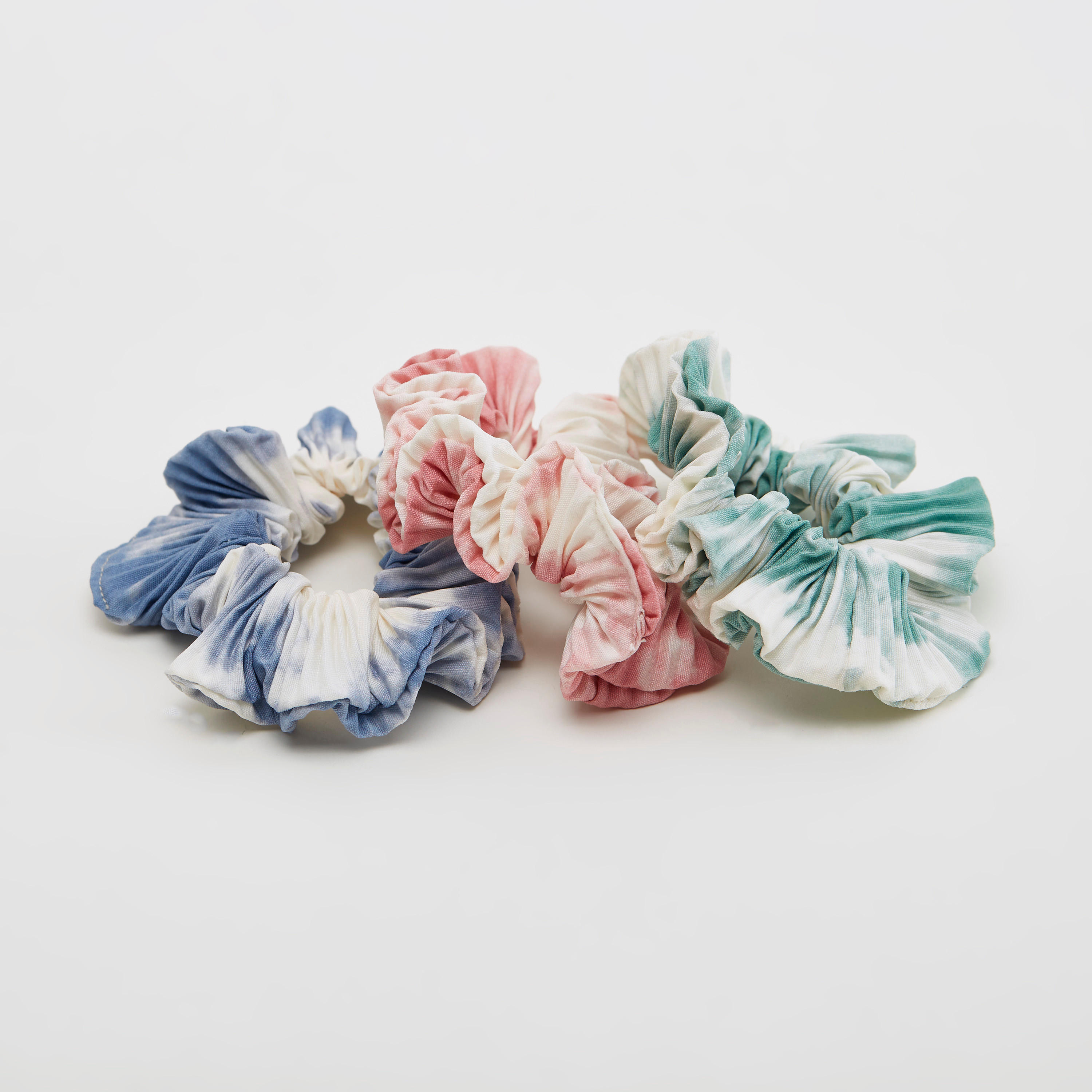 ربطة شعر بارزة الملمس مطّاطيّة - طقم من 3-women-hairaccessories-image-1