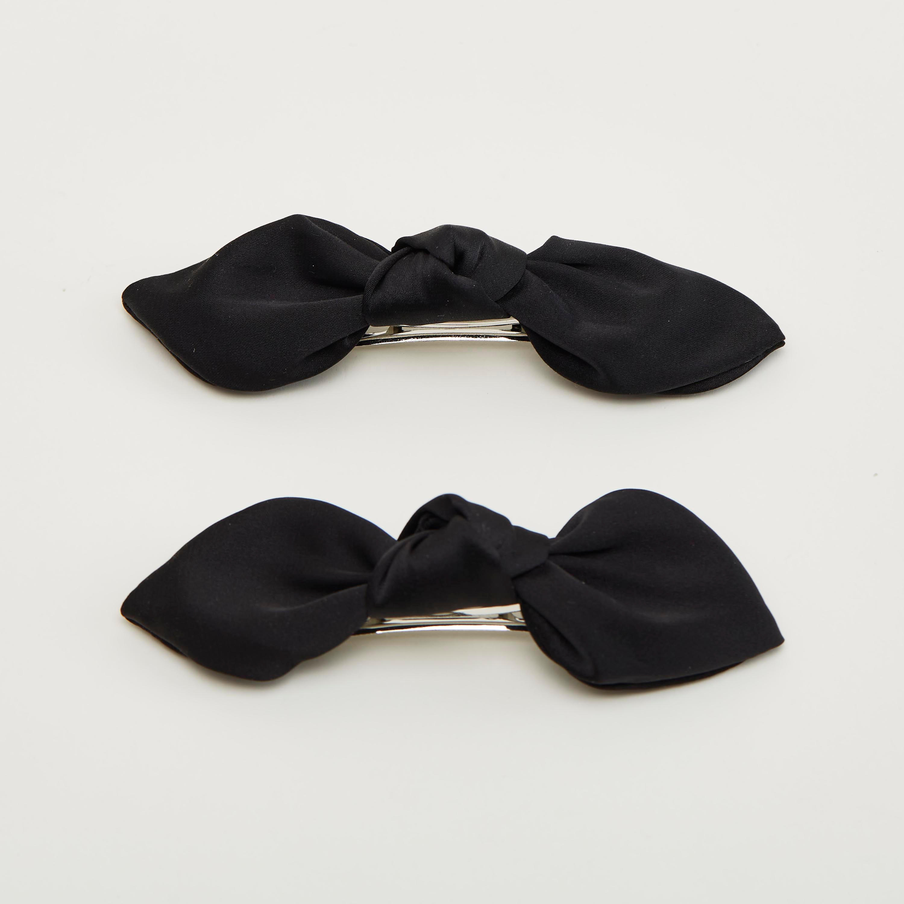 مشبك شعر بتصميم فيونكة - طقم من 2-women-hairaccessories-image-1