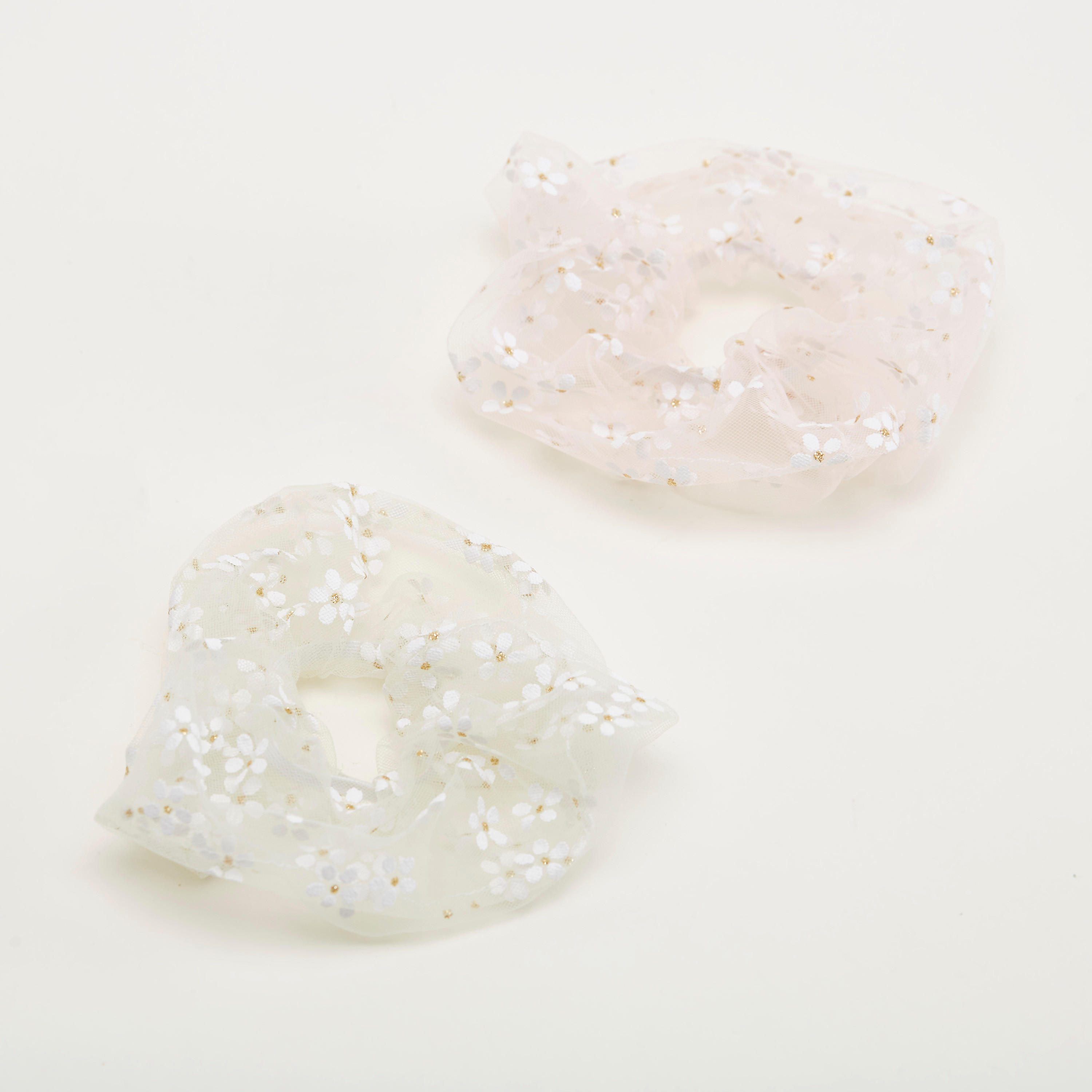 ربطة شعر مطّاطيّة بزخارف أزهار - طقم من 2-women-hairaccessories-image-3