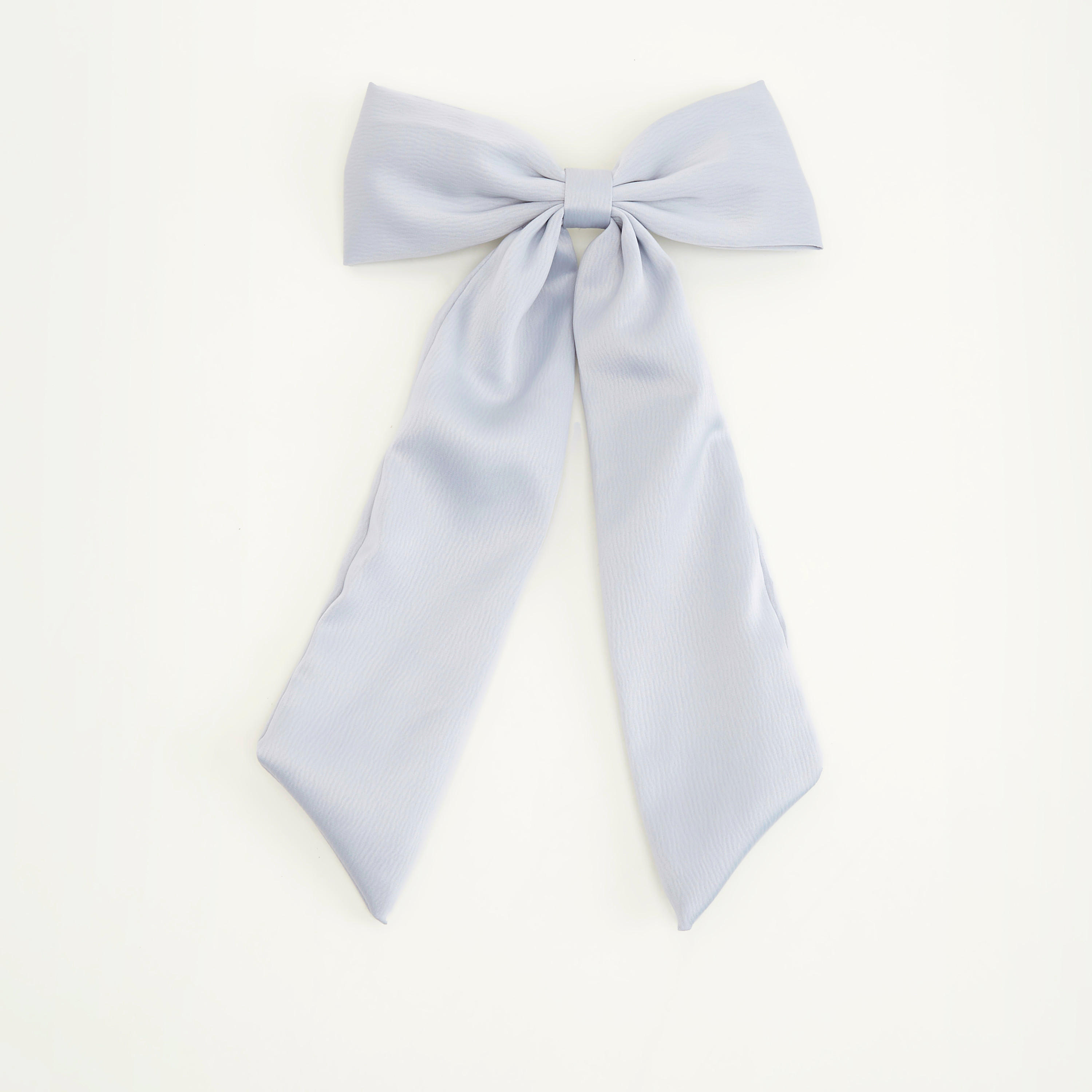 Satin Long Bow Hair Clip-women-hairaccessories-image-1