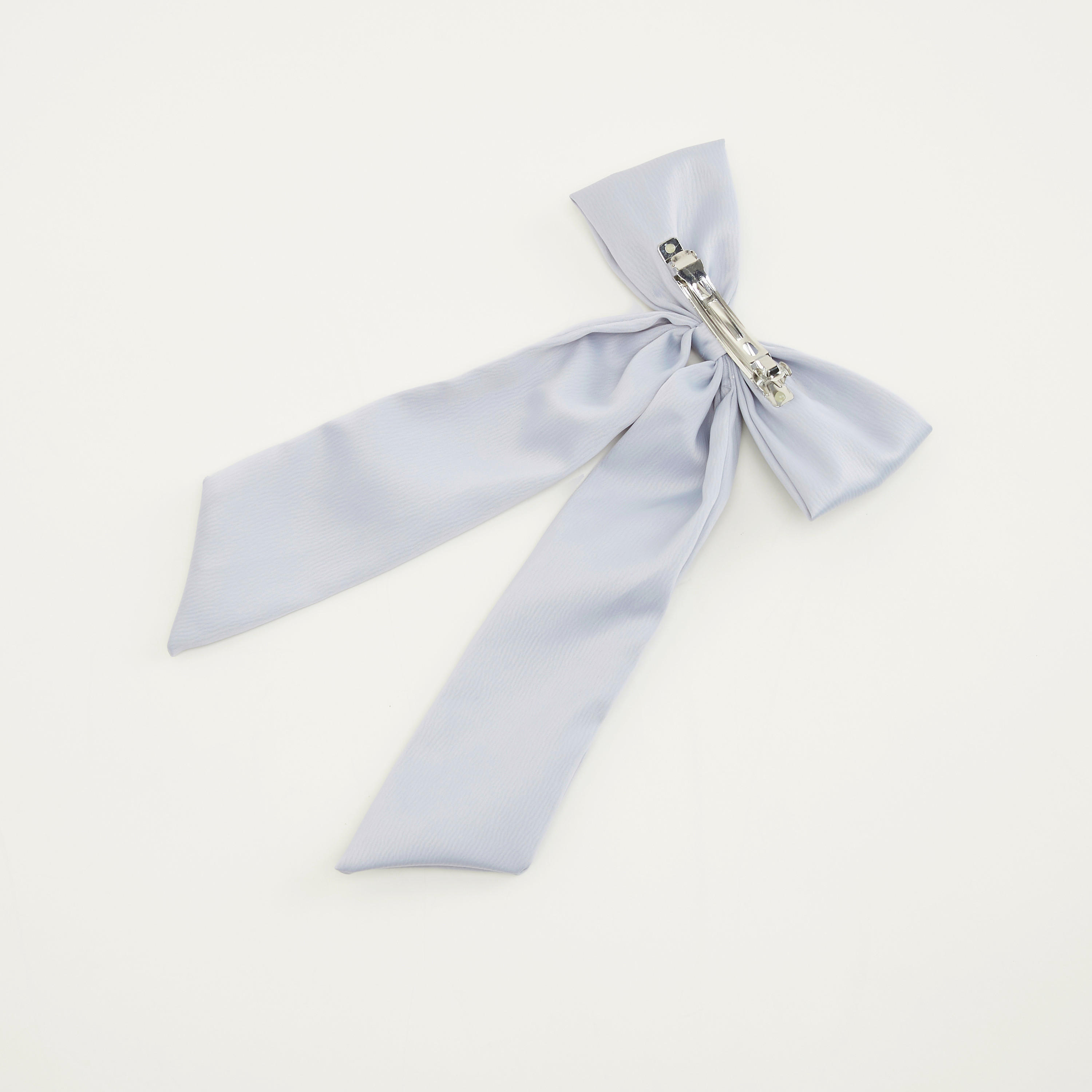 Satin Long Bow Hair Clip-women-hairaccessories-image-5