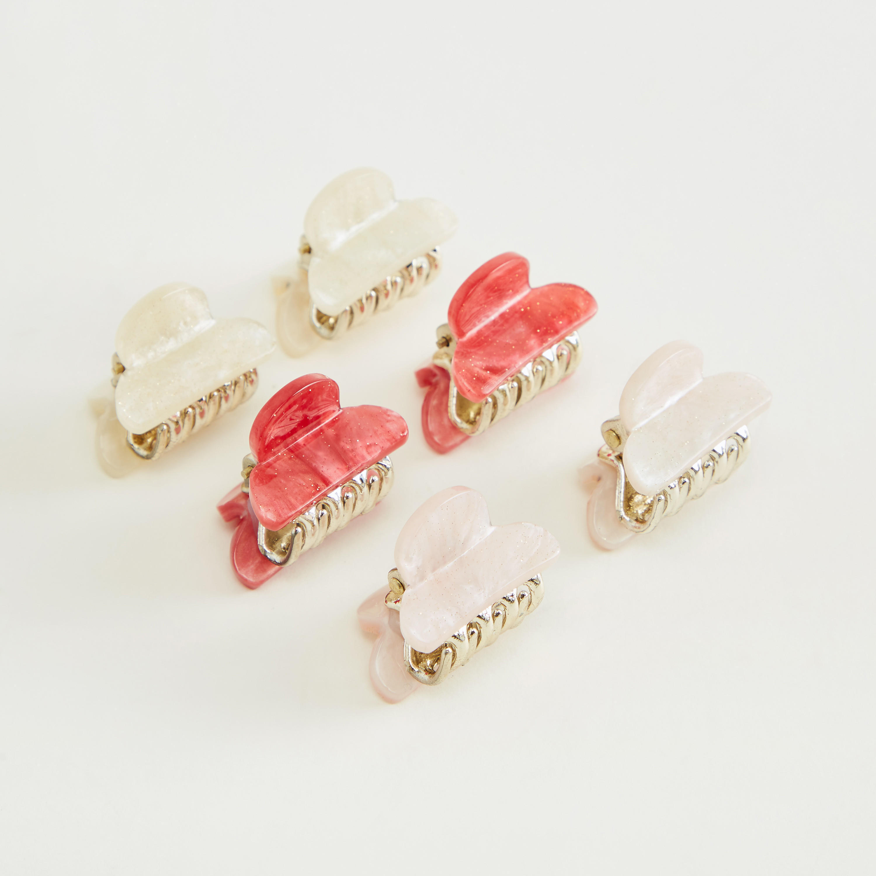 Set of 6 - Solid Hair Clamp-women-hairaccessories-image-1