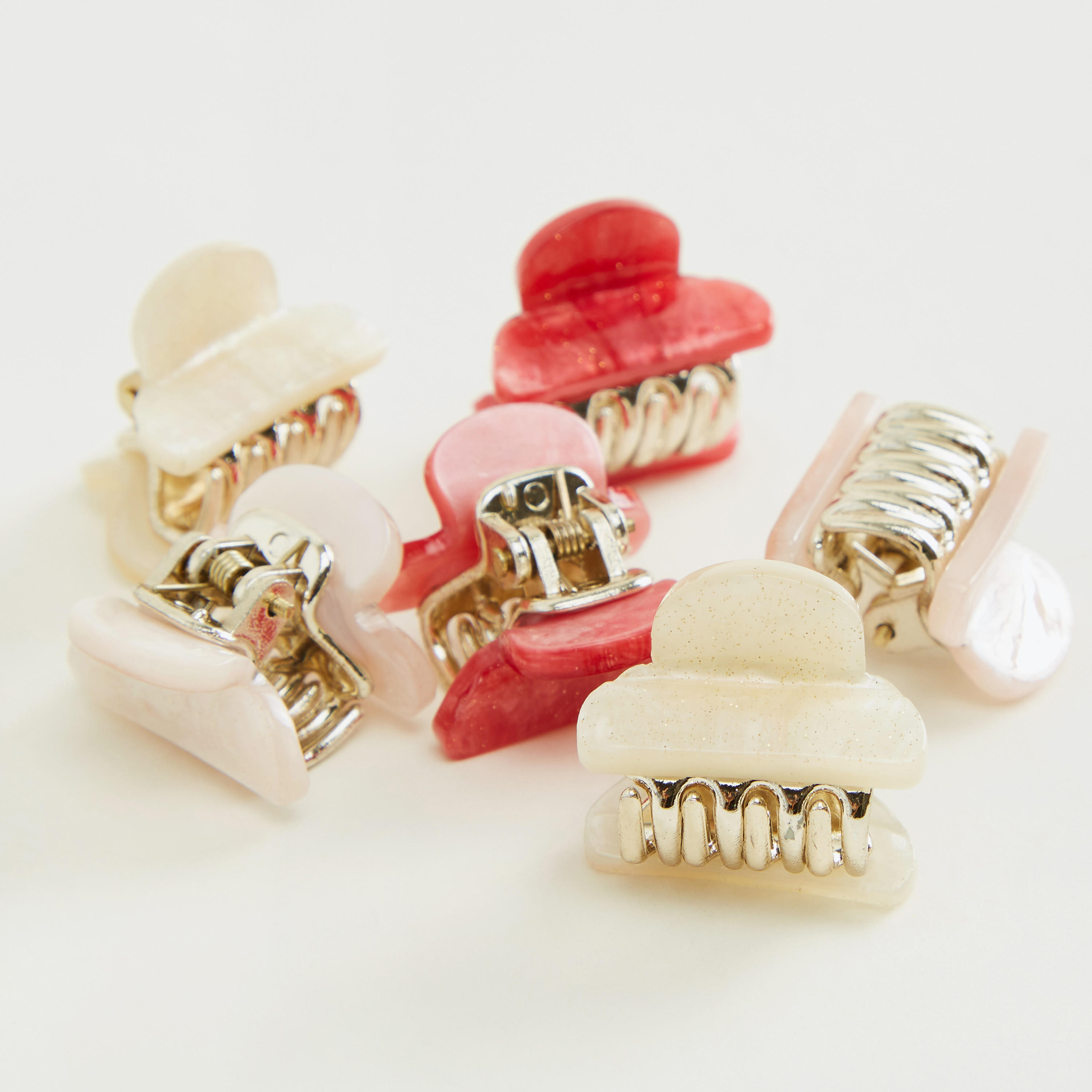 Set of 6 - Solid Hair Clamp-women-hairaccessories-image-3
