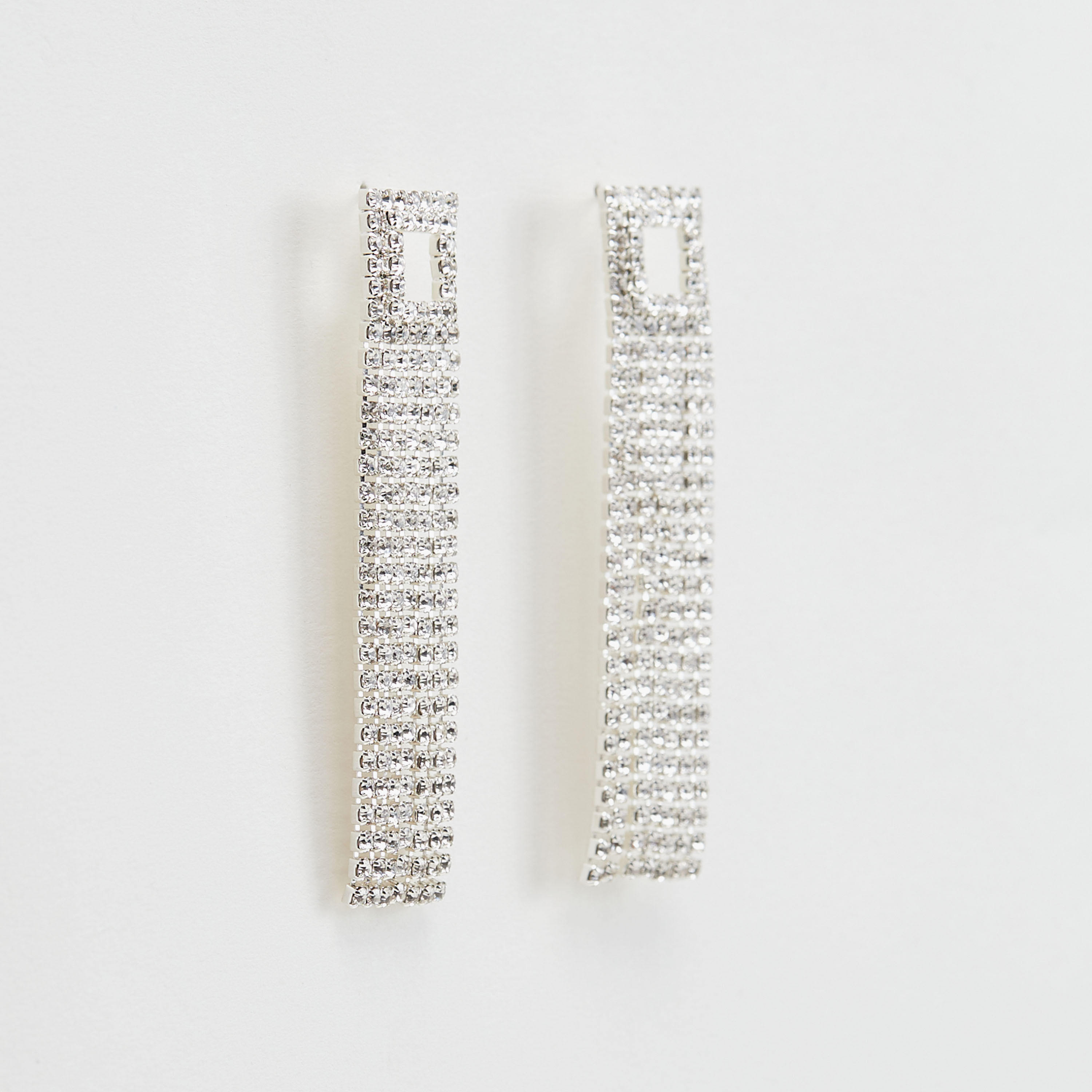 Embellished Dangling Earrings with Pushback Closure-women-watchesandjewellery-jewellery-earrings-image-1
