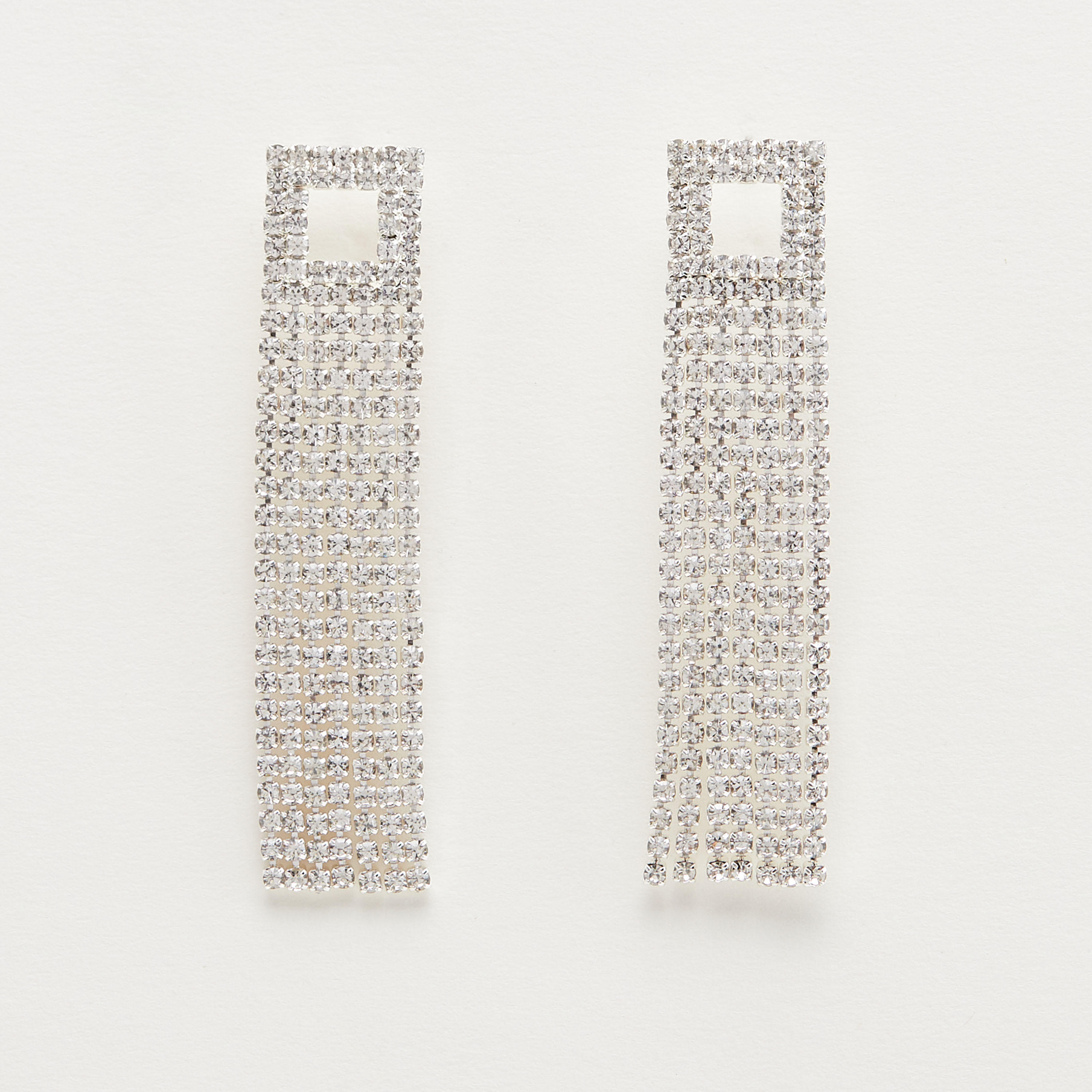 Embellished Dangling Earrings with Pushback Closure-women-watchesandjewellery-jewellery-earrings-image-2