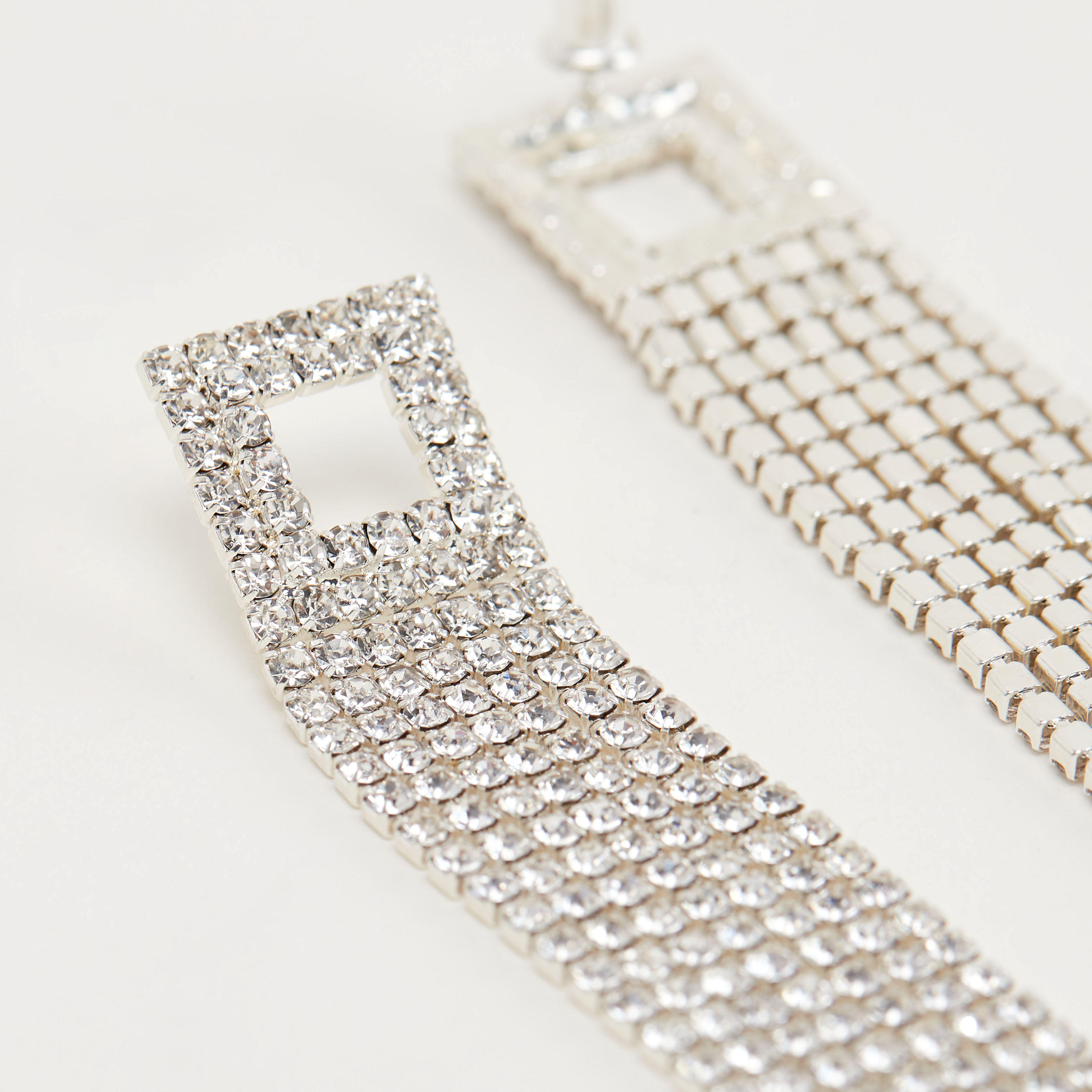 Embellished Dangling Earrings with Pushback Closure-women-watchesandjewellery-jewellery-earrings-image-3