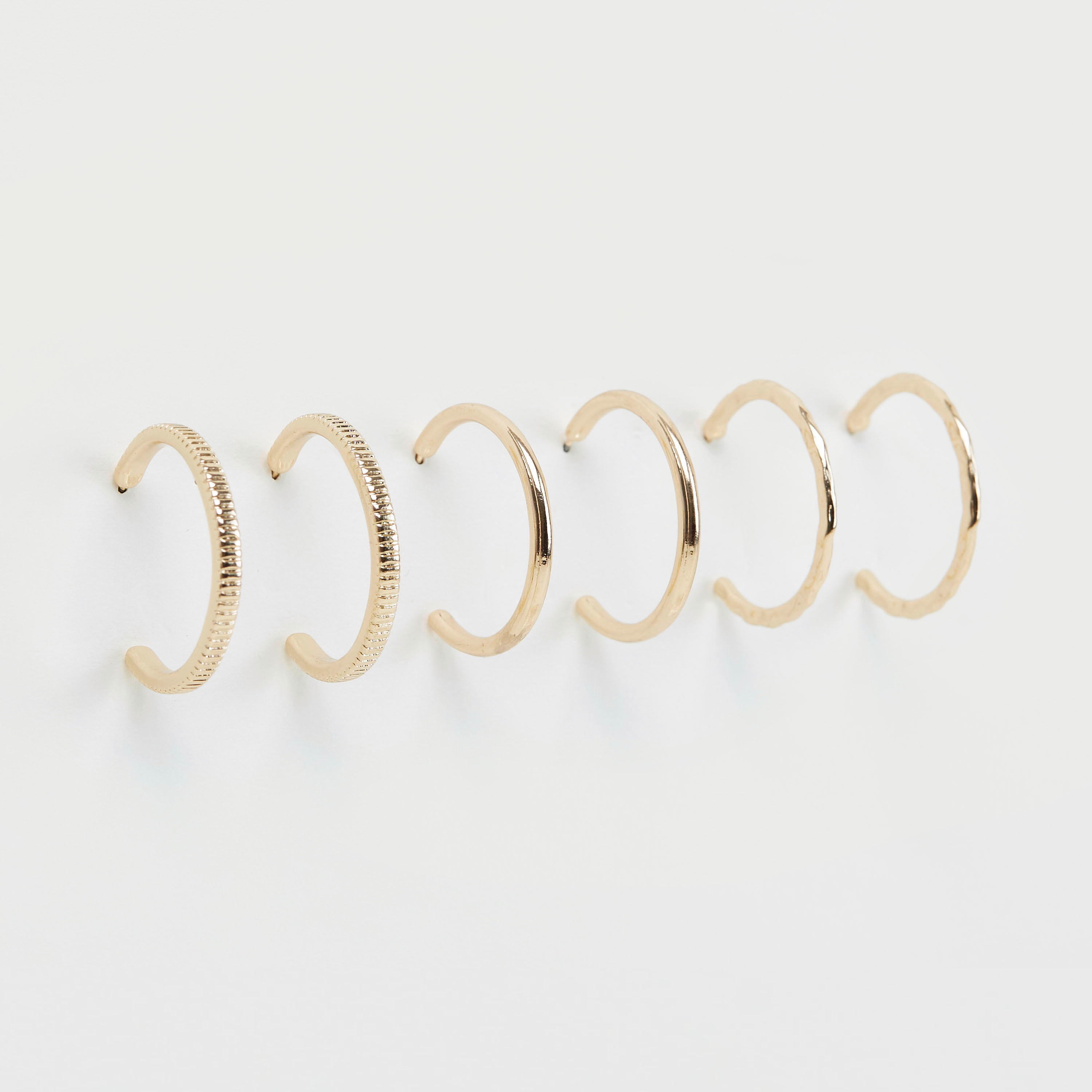 Set of 3 - Assorted Hoop Earrings with Pushback Closure-women-watchesandjewellery-jewellery-earrings-image-1