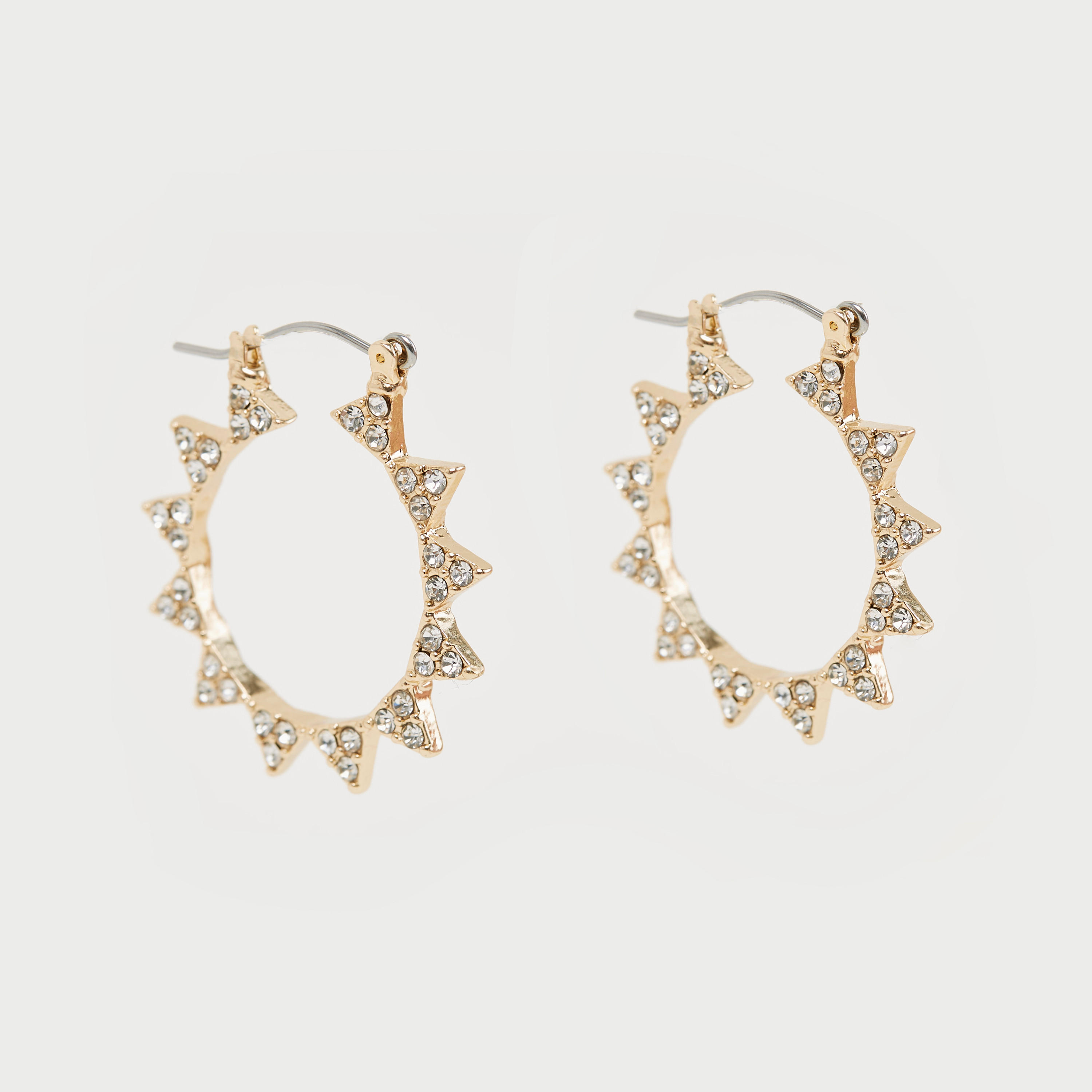 حلقان معدنيّة مرصّعة بحجارة-women-watchesandjewellery-jewellery-earrings-image-1