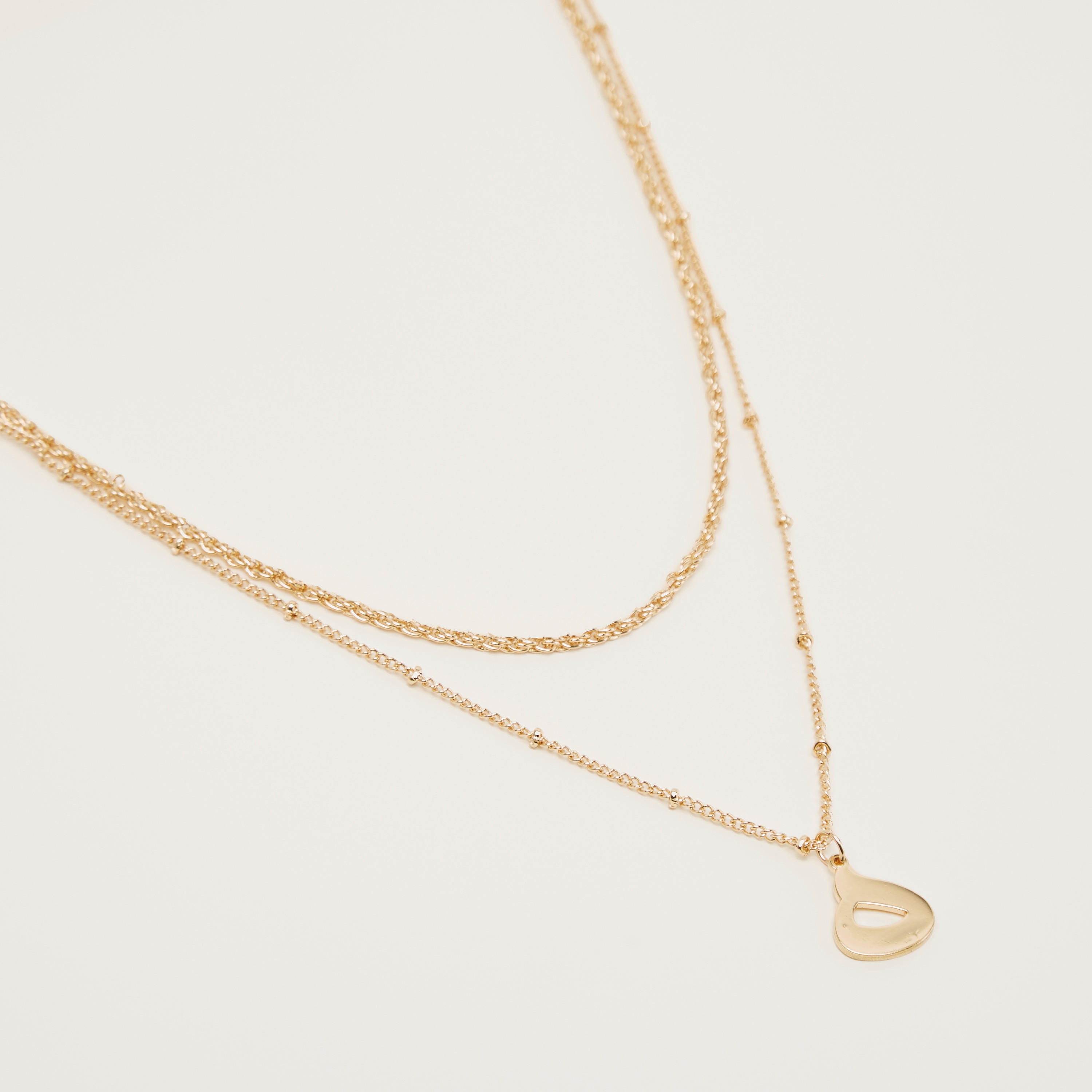 Multi-Layered Pendant Chain Necklace-women-watchesandjewellery-jewellery-necklacesandpendants-image-1