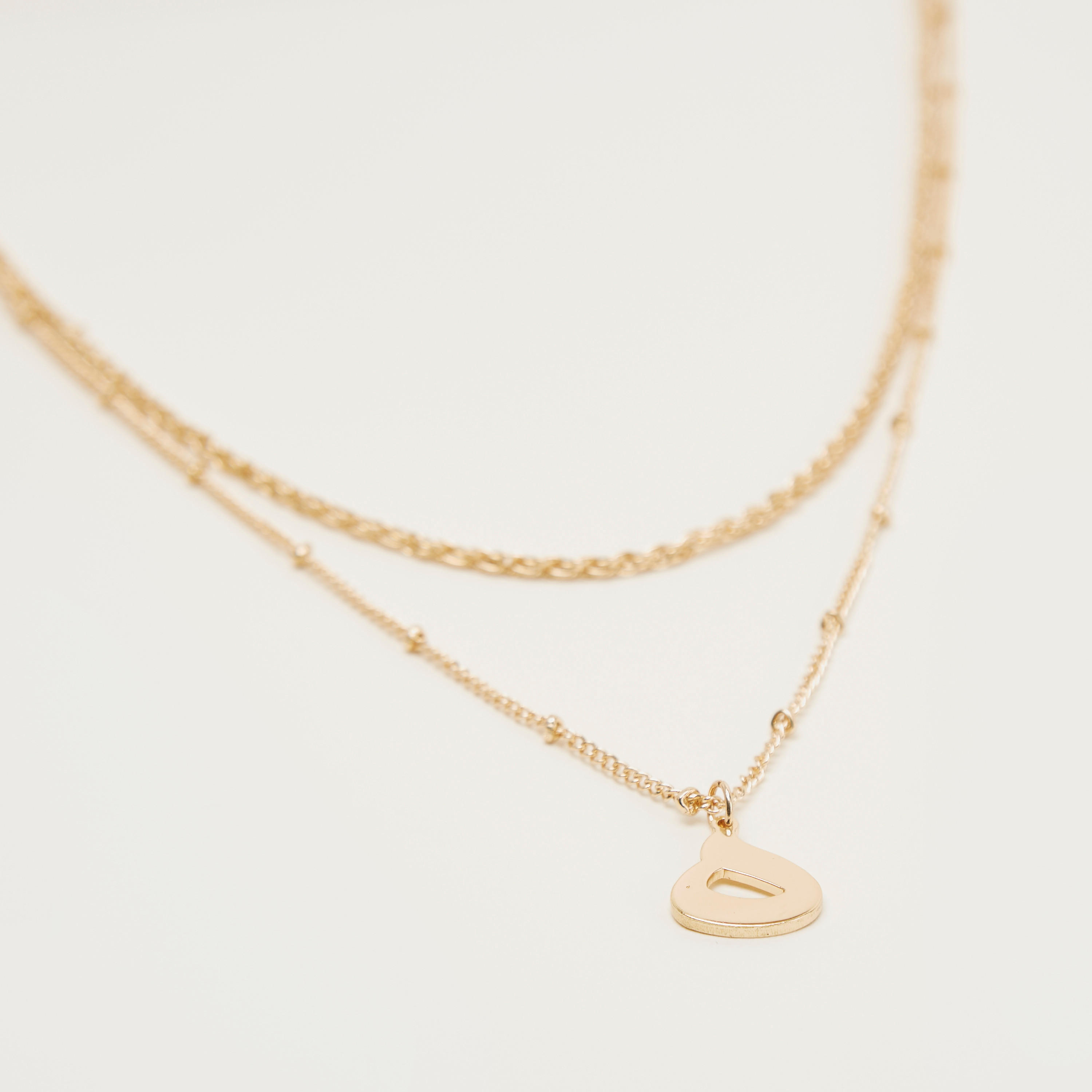 Multi-Layered Pendant Chain Necklace-women-watchesandjewellery-jewellery-necklacesandpendants-image-3