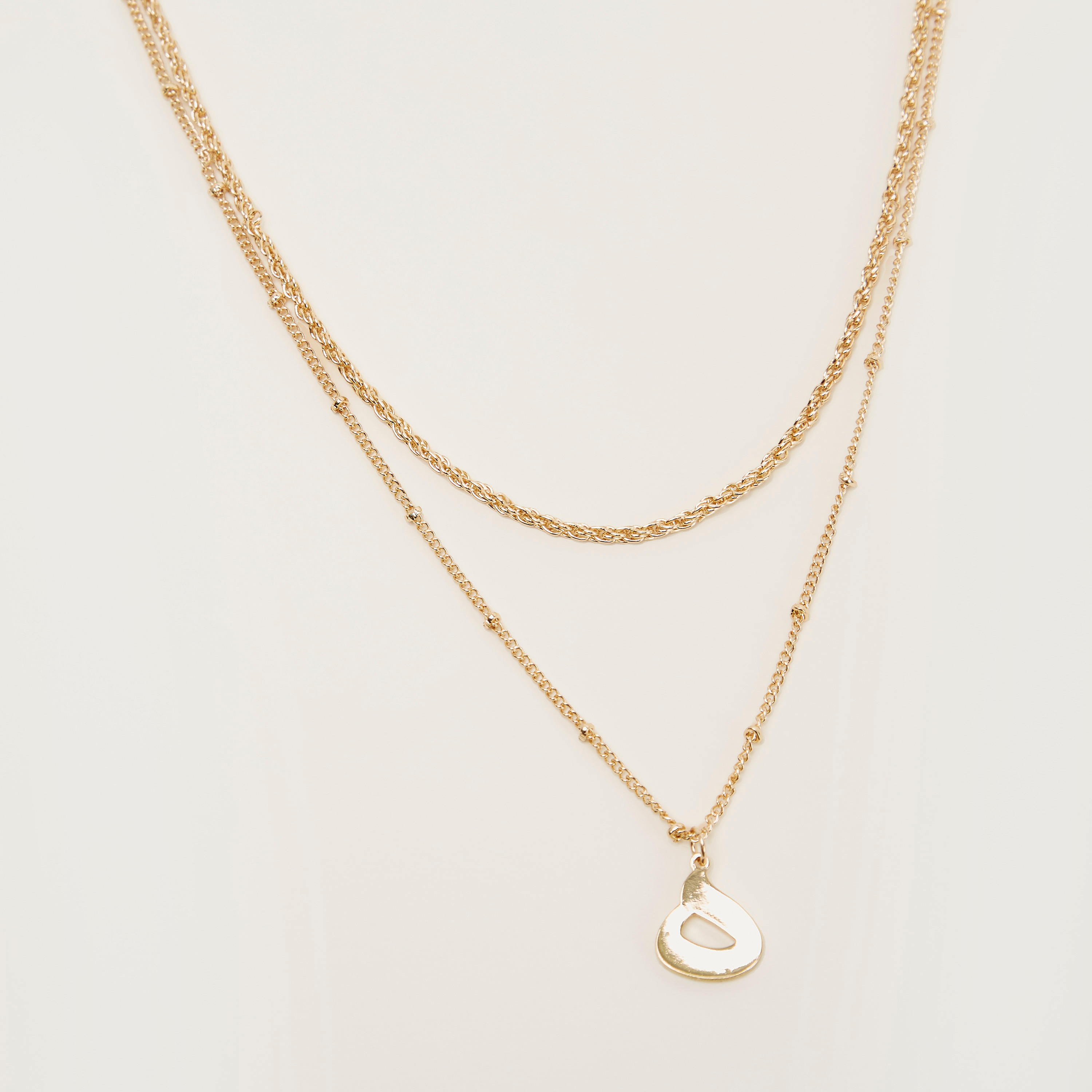 Multi-Layered Pendant Chain Necklace-women-watchesandjewellery-jewellery-necklacesandpendants-image-4