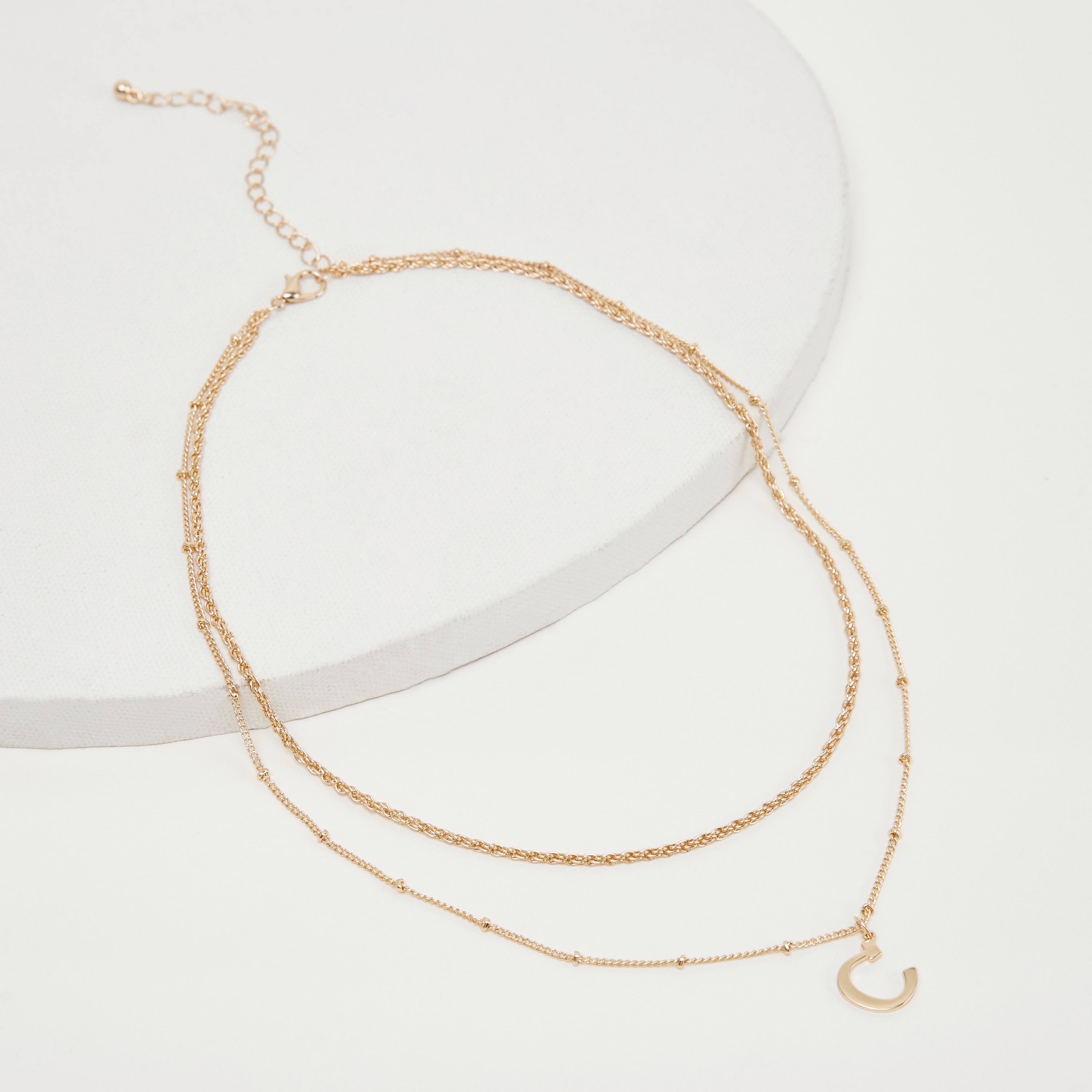قلادة متعددة الطبقات بمشبك إغلاق-women-watchesandjewellery-jewellery-necklacesandpendants-image-4