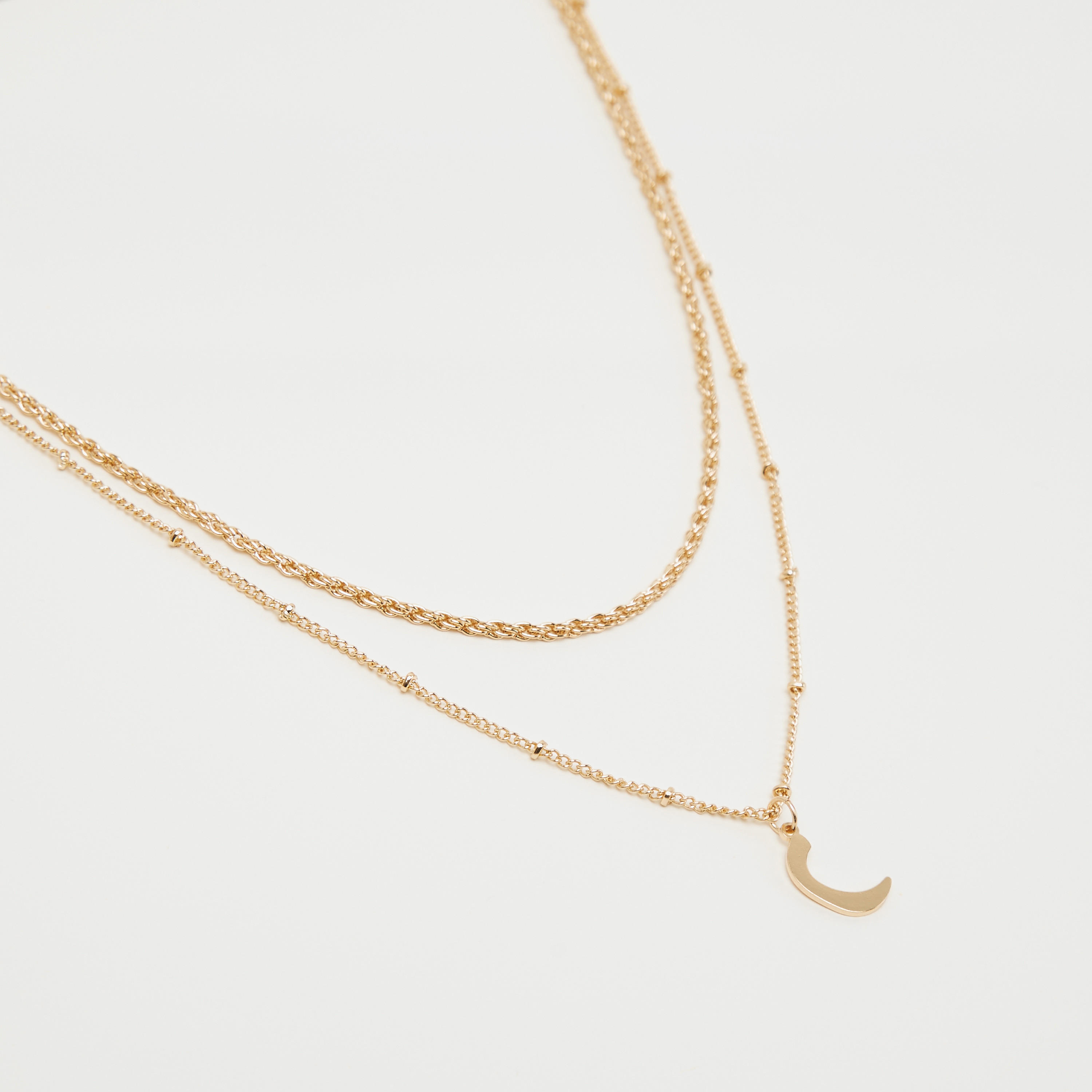 قلادة متعددة الطبقات بدلّاية ومشبك إغلاق-women-watchesandjewellery-jewellery-necklacesandpendants-image-4