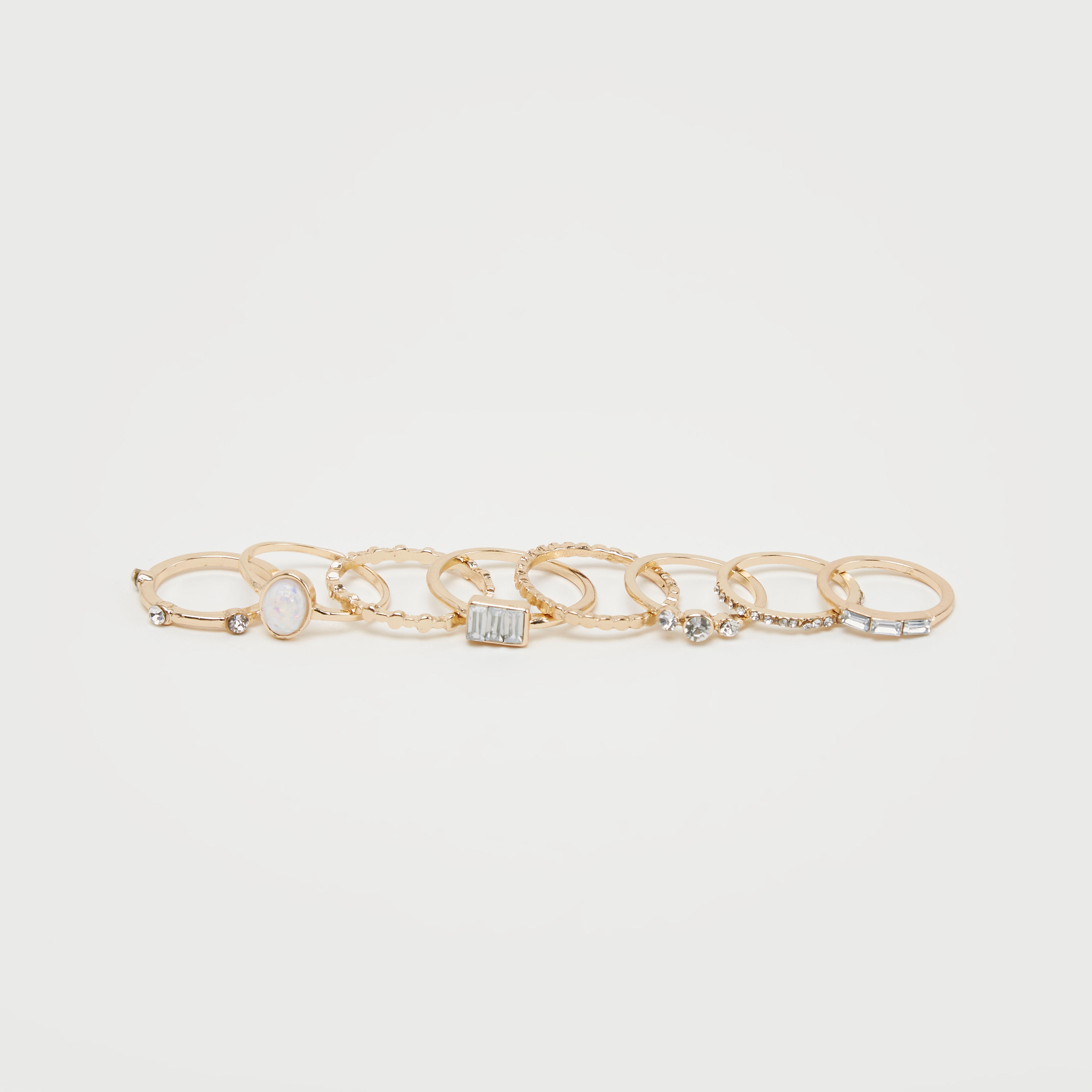 Set of 8 - Embellished Ring-women-watchesandjewellery-jewellery-rings-image-4