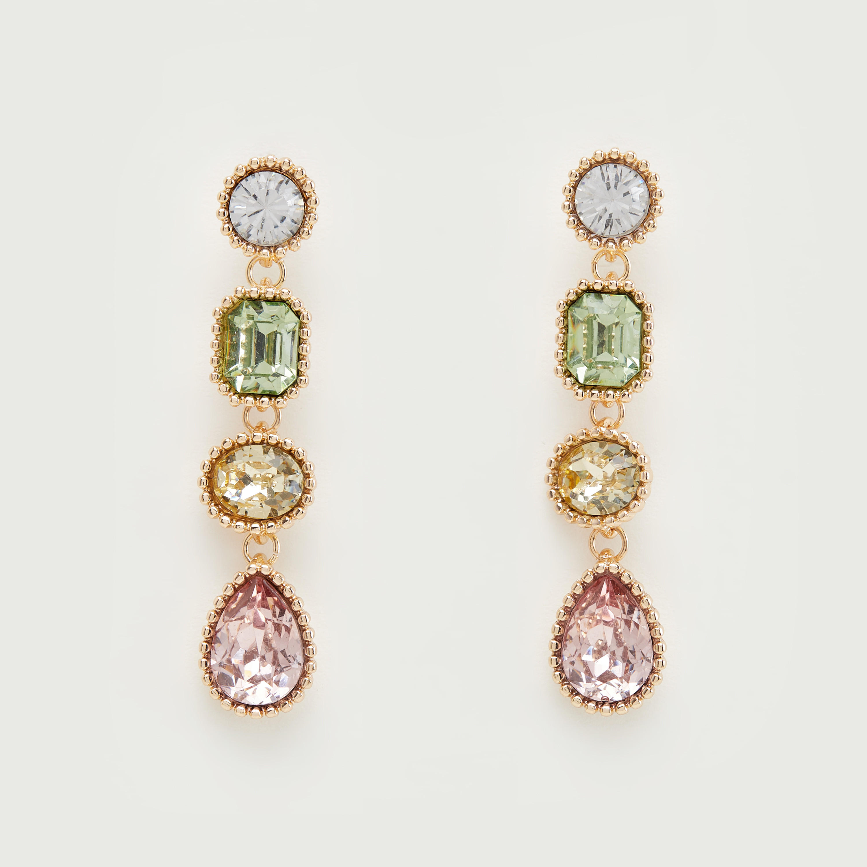 Embellished Dangling Earrings with Pushback Closure-women-watchesandjewellery-jewellery-earrings-image-3