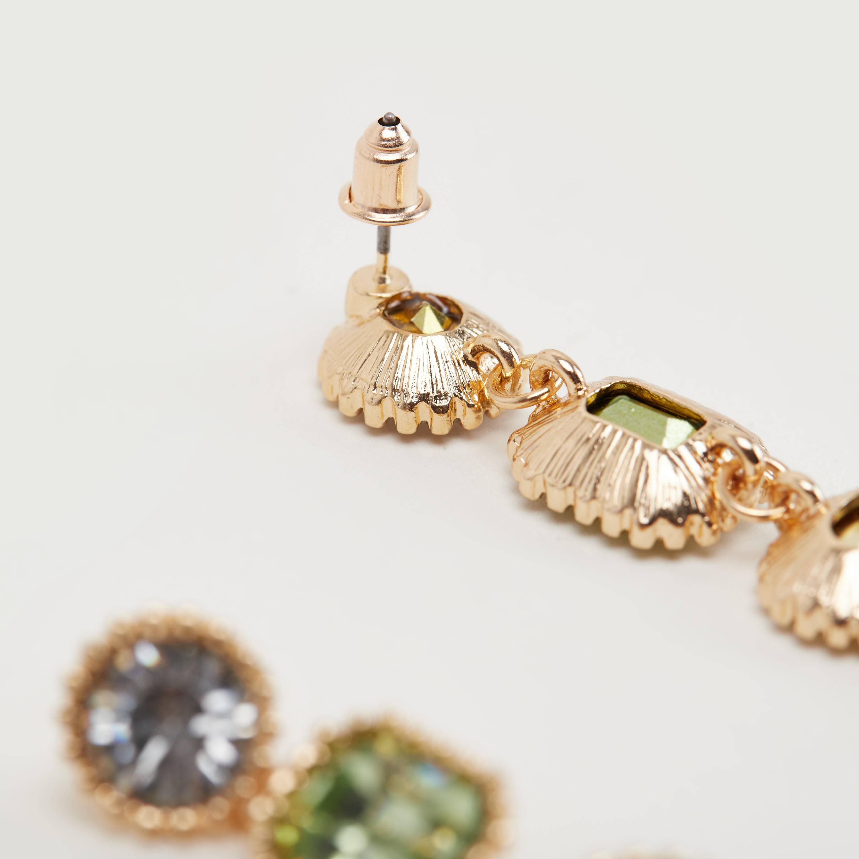Embellished Dangling Earrings with Pushback Closure-women-watchesandjewellery-jewellery-earrings-image-5