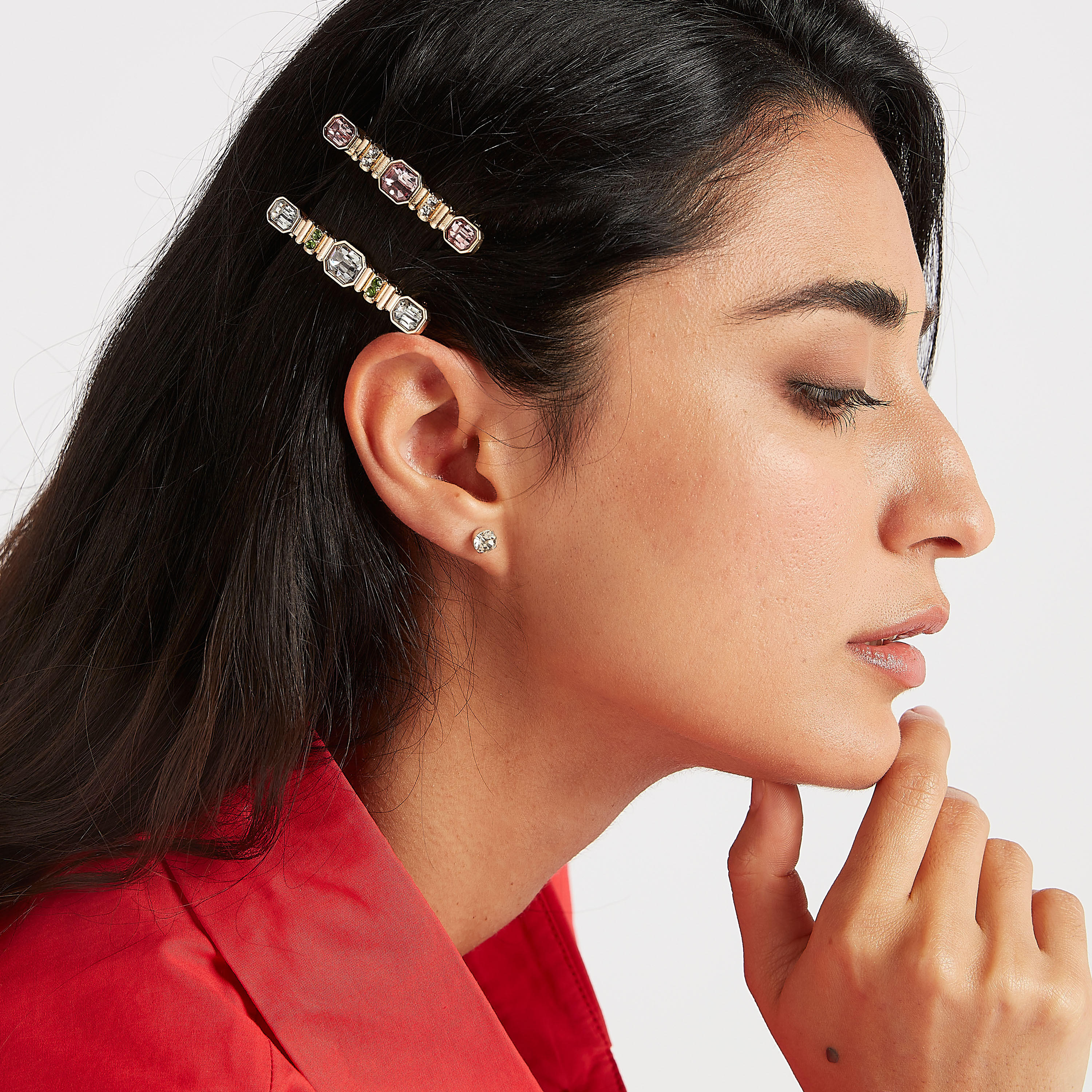 مشبك شعر مزيّن - طقم من 3 قطع-women-hairaccessories-image-2
