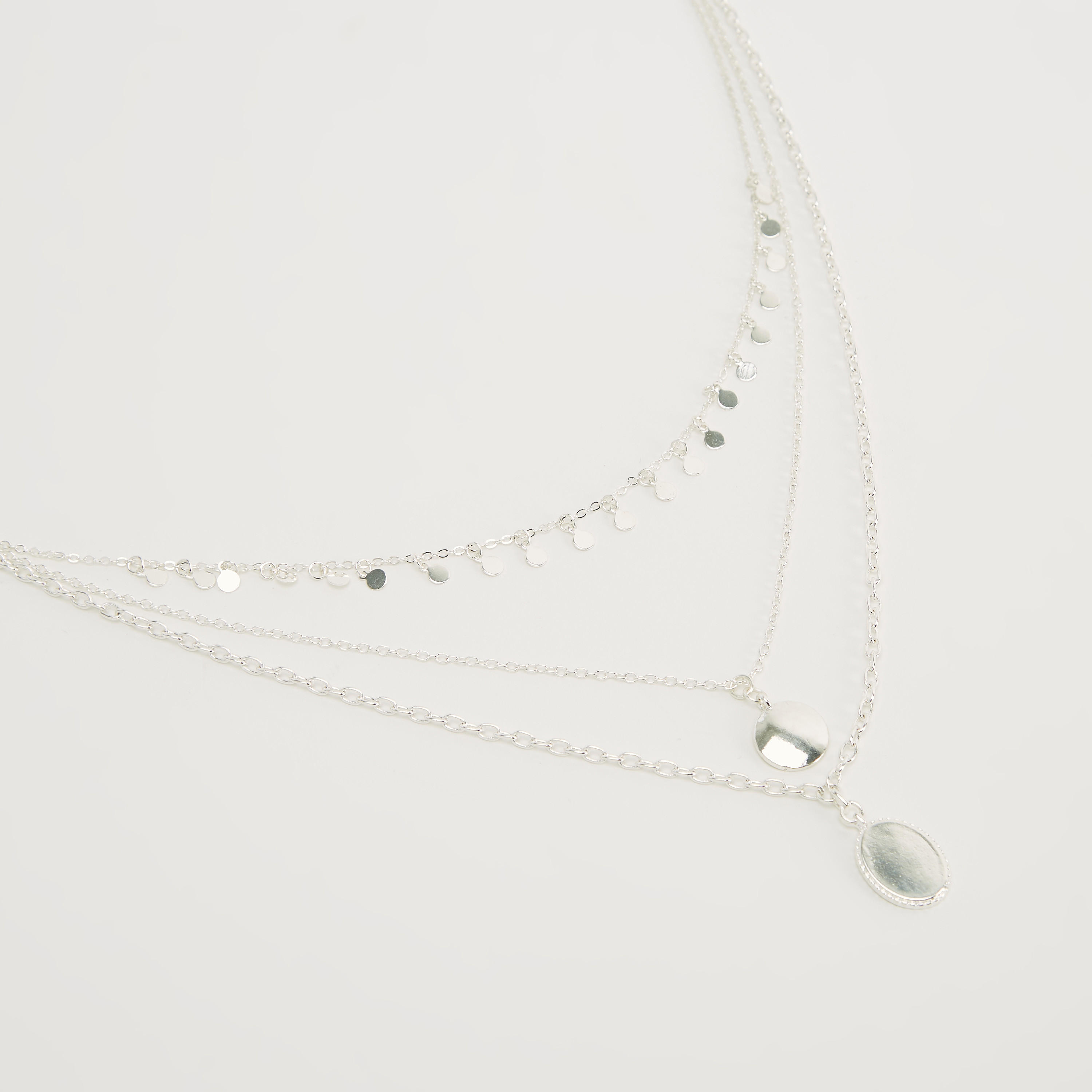 عقد سلسلة متعدّد الطبقات بمشبك إغلاق-women-watchesandjewellery-jewellery-necklacesandpendants-image-1