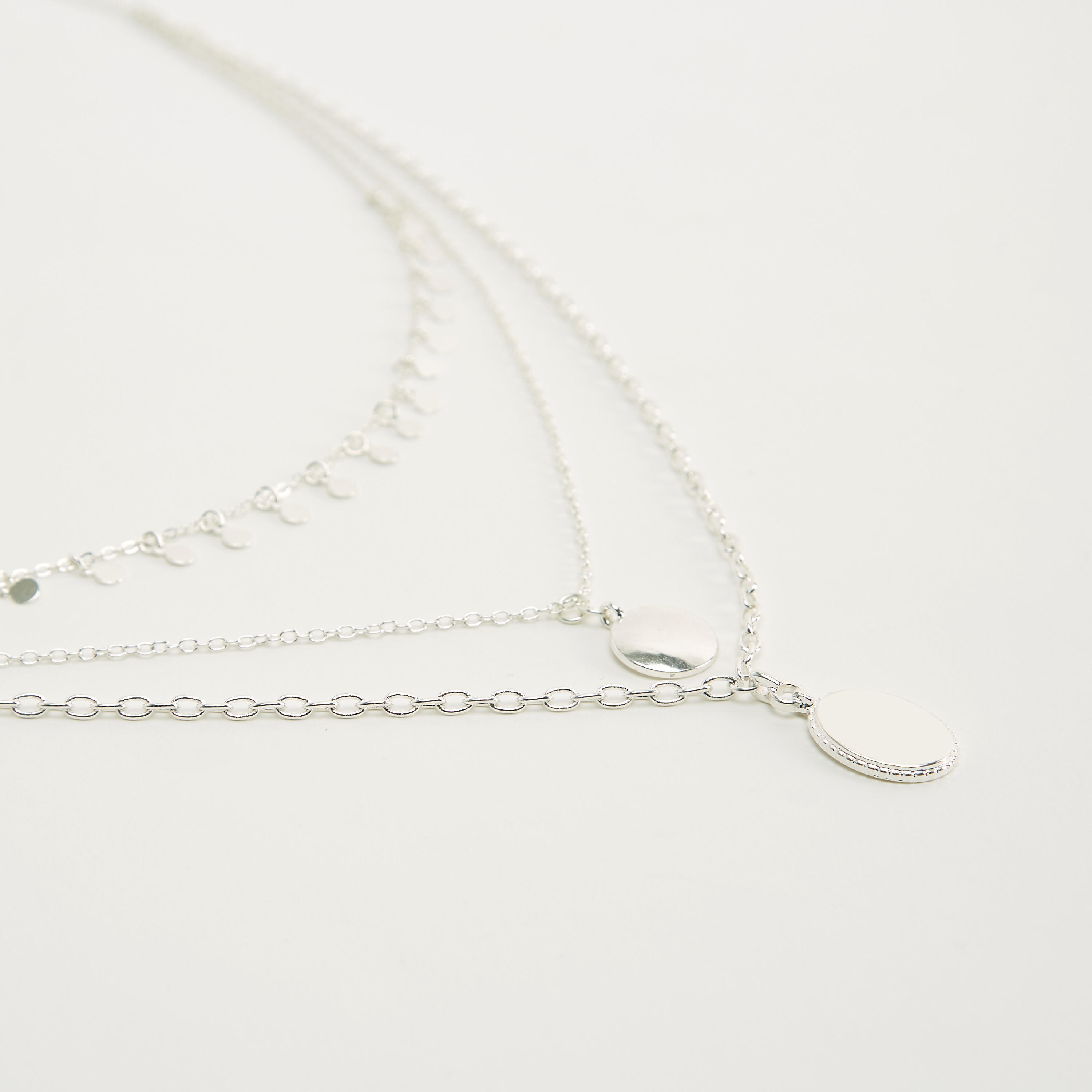 عقد سلسلة متعدّد الطبقات بمشبك إغلاق-women-watchesandjewellery-jewellery-necklacesandpendants-image-4
