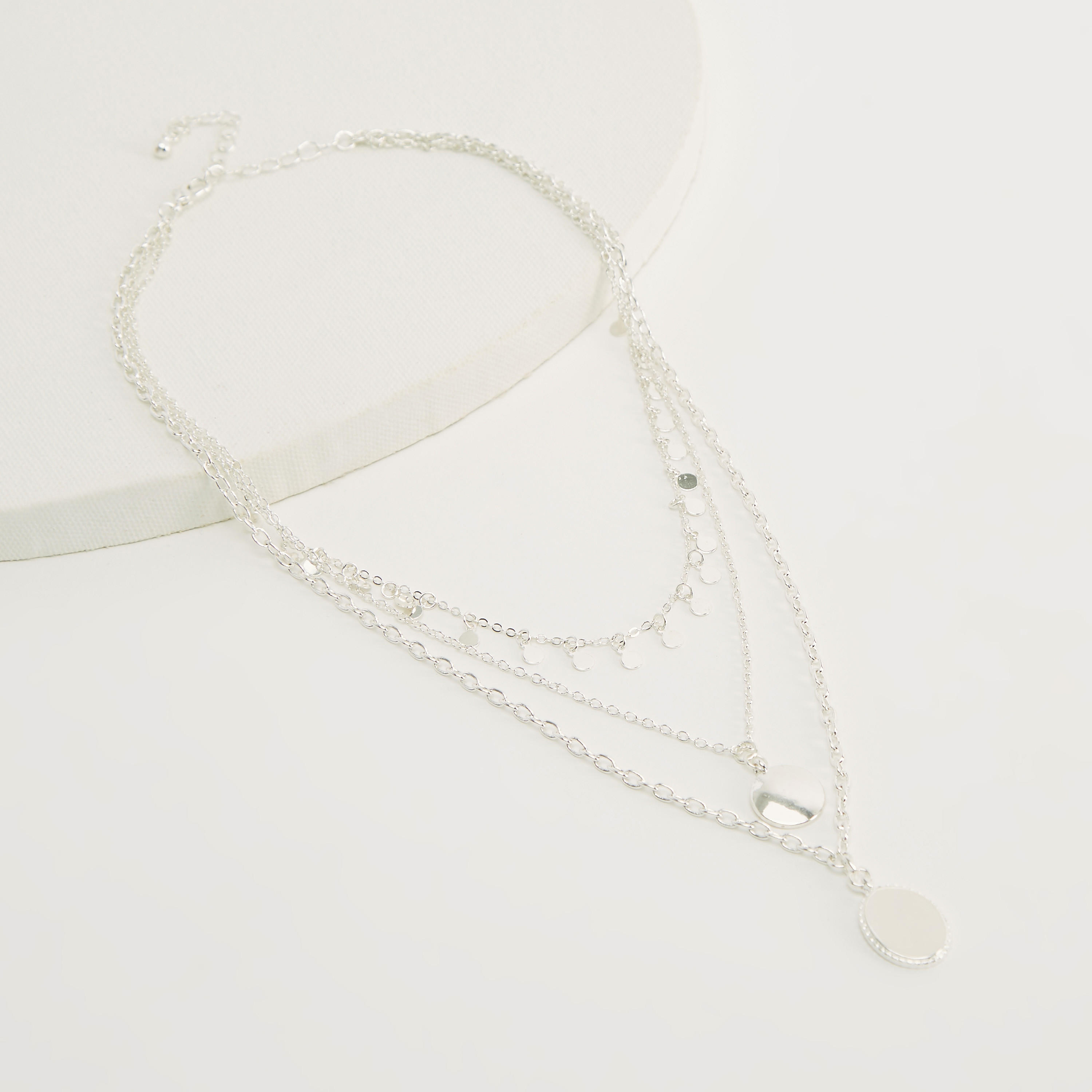 عقد سلسلة متعدّد الطبقات بمشبك إغلاق-women-watchesandjewellery-jewellery-necklacesandpendants-image-5