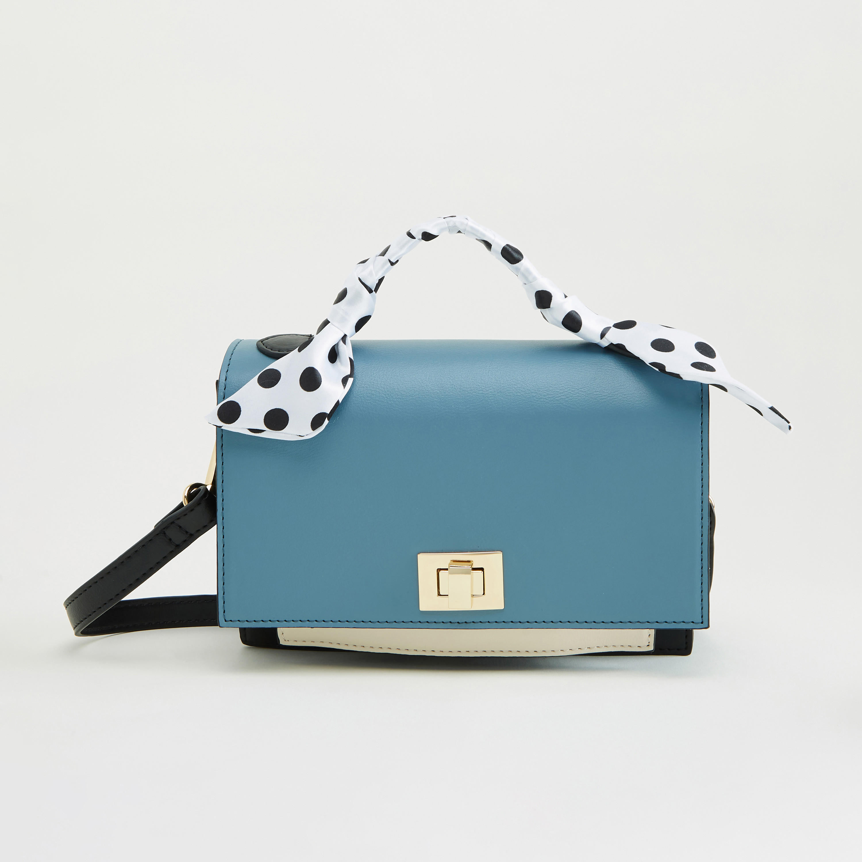 شنطة ساتشيل قوالب ملوّنة مع وشاح بطبعات-women-bagsandwallets-handbags-image-1