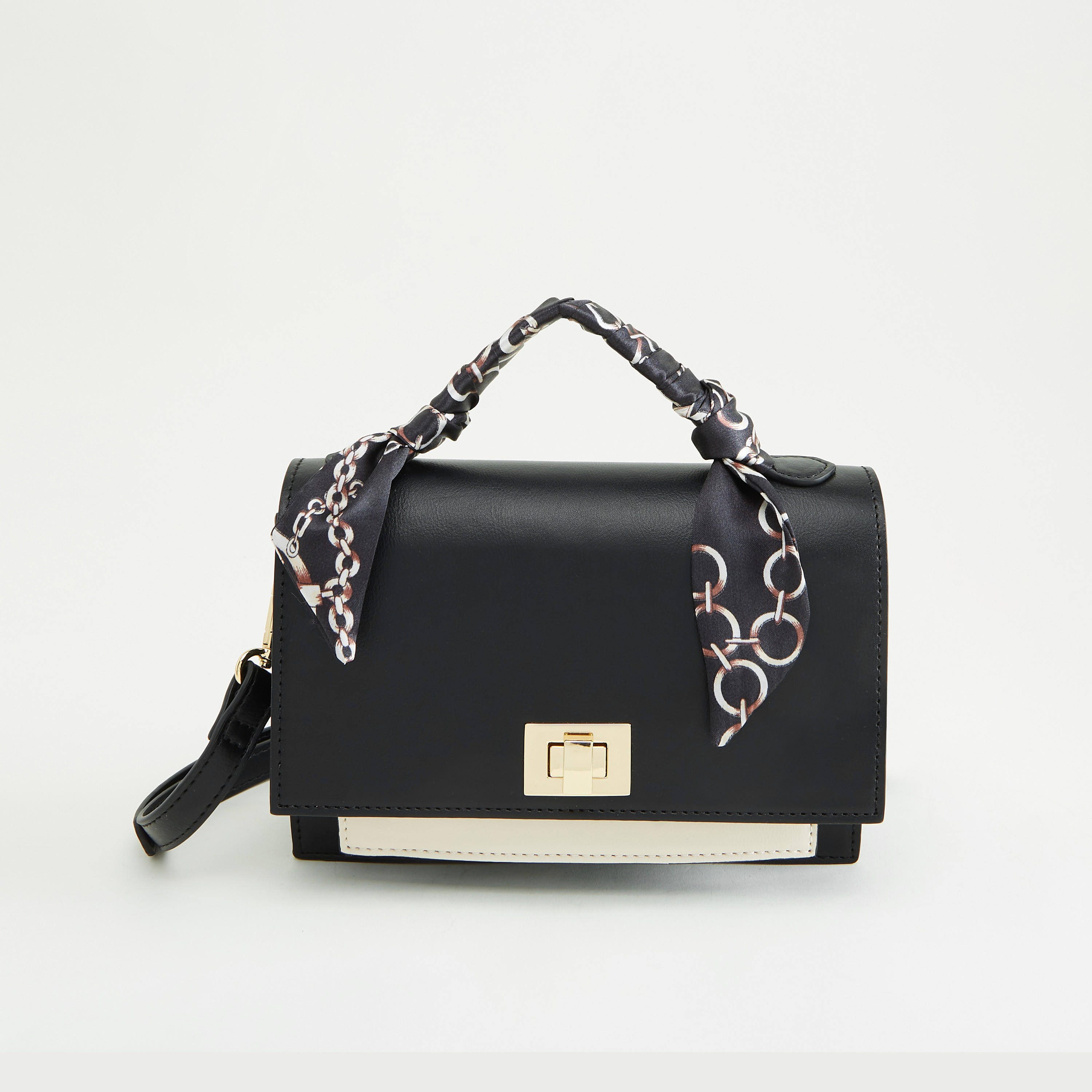 شنطة كروس بودي بقوالب ملوّنة مع زينة وشاح بطبعات-women-bagsandwallets-handbags-image-1