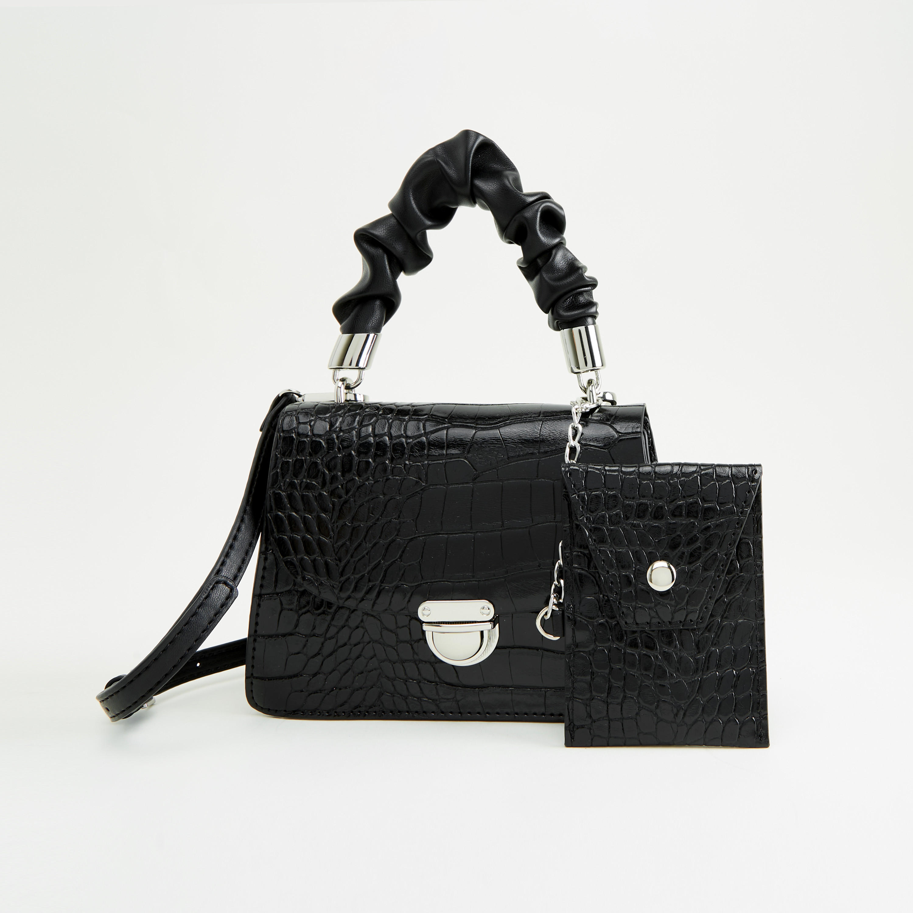 شنطة ميني بارزة الملمس بتصميم جلد حيوانات ومقبض علوي مع شنطة صغيرة-women-bagsandwallets-handbags-image-1