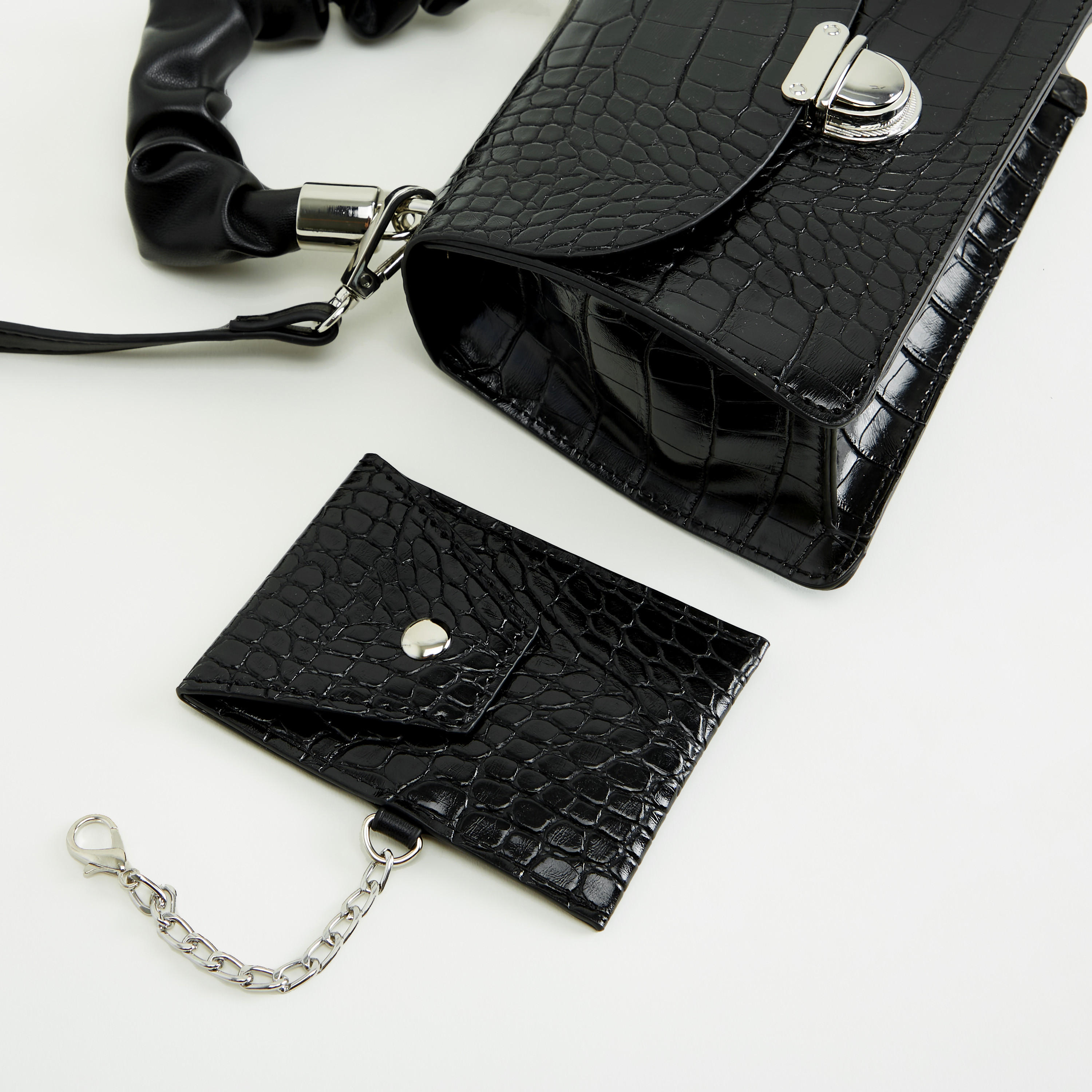 شنطة ميني بارزة الملمس بتصميم جلد حيوانات ومقبض علوي مع شنطة صغيرة-women-bagsandwallets-handbags-image-4