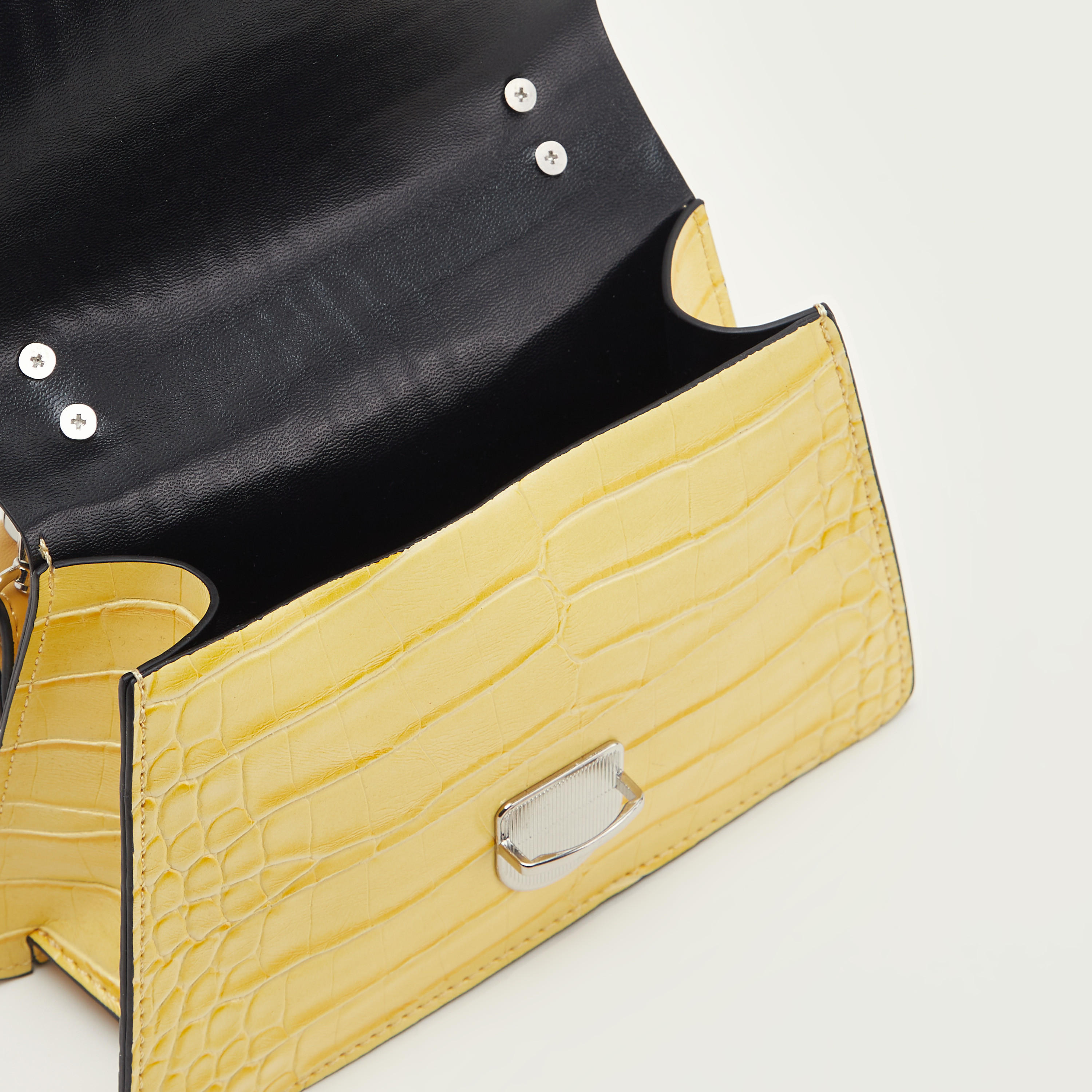 Croc Embossed Satchel with Pouch Set-women-bagsandwallets-handbags-image-5