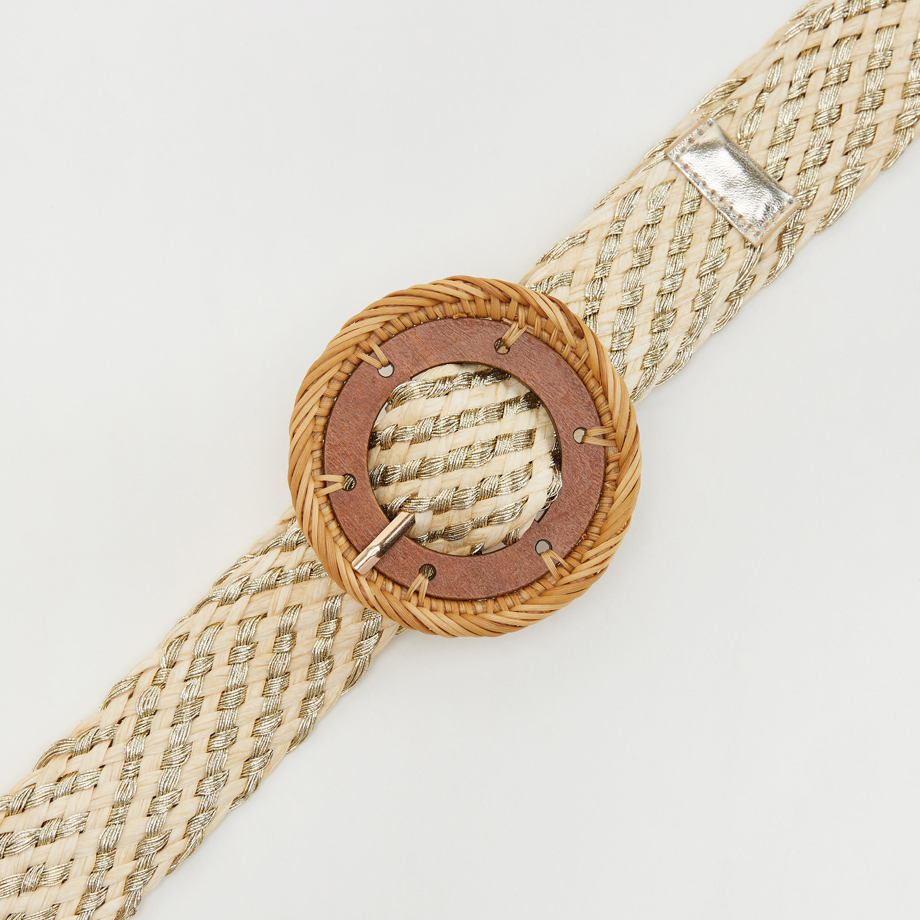 حزام مدمج بإبزيم إغلاق رافيا-women-clothingaccessories-belts-image-3