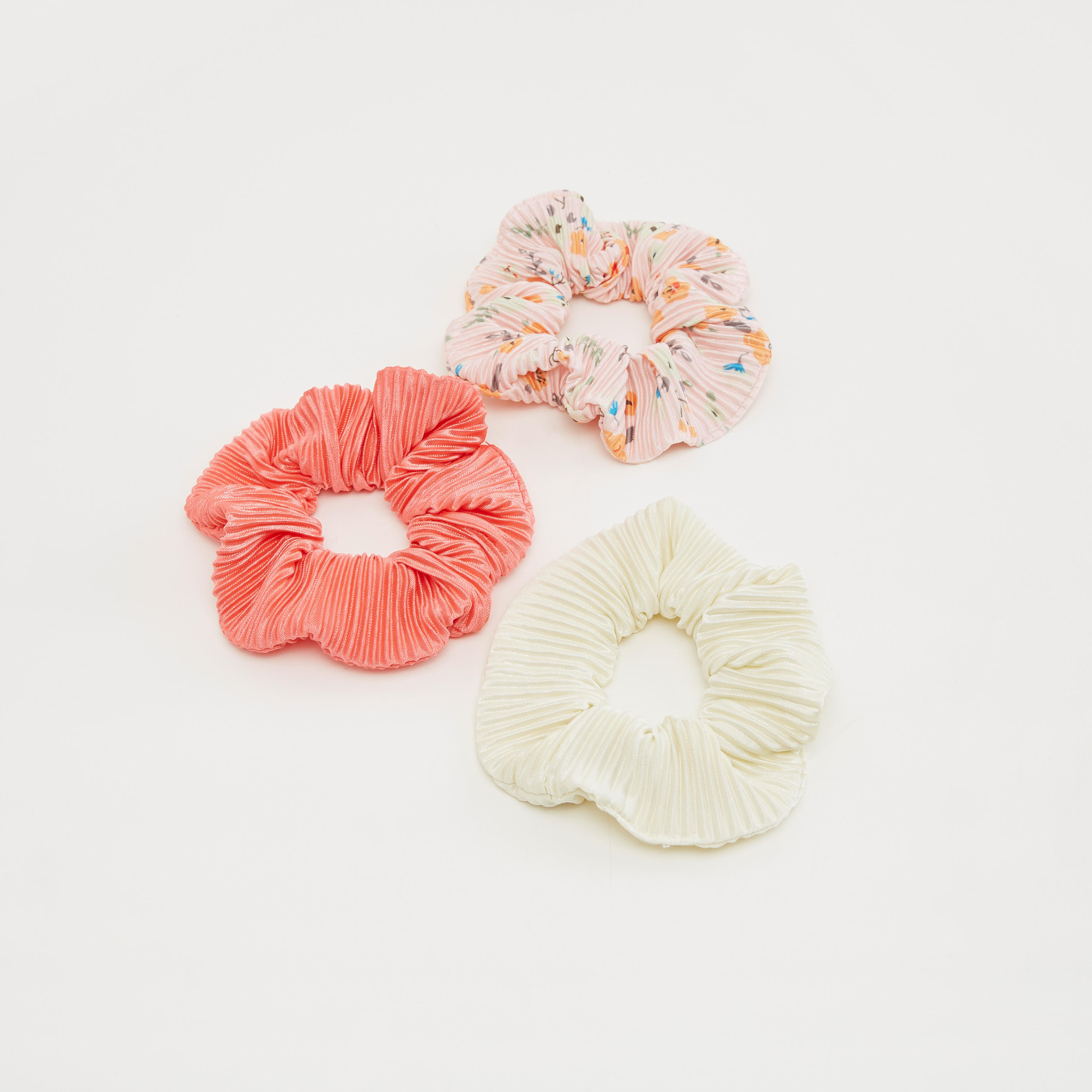 ربطة شعر بارزة الملمس مطّاطيّة - طقم من 3-women-hairaccessories-image-2