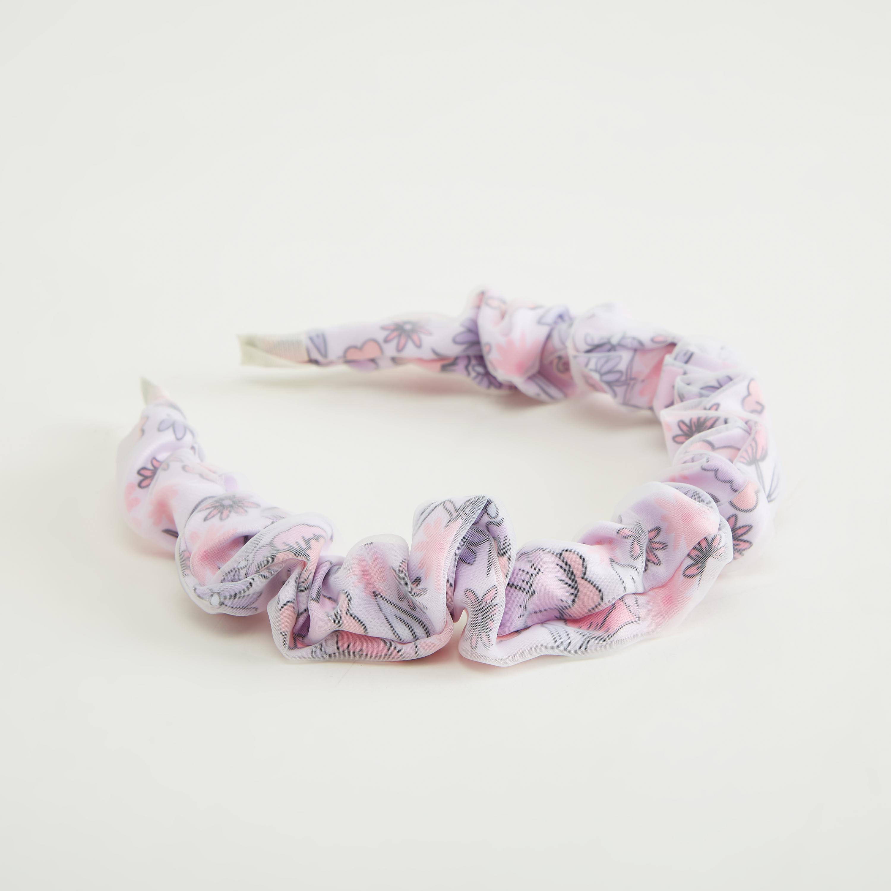 شريطة شعر منقوشة بطبعات أزهار-women-hairaccessories-image-1