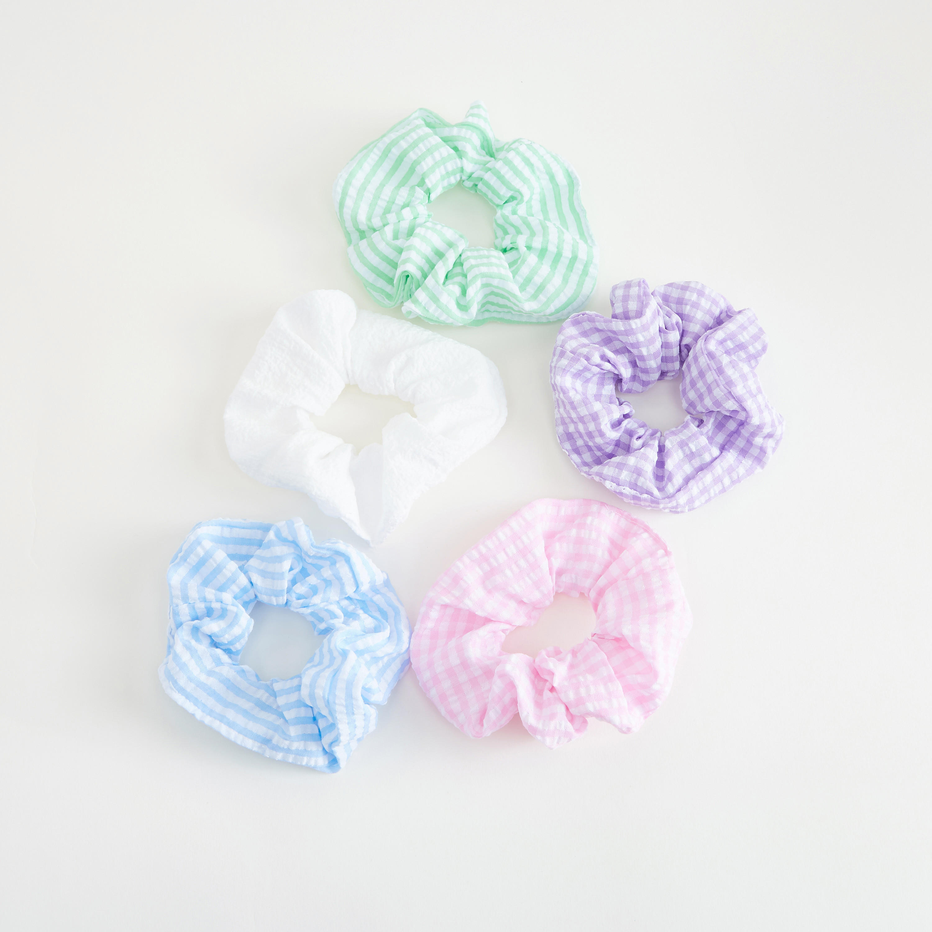 ربطة شعر مطّاطيّة متنوّعة كينجهام - طقم من 5-women-hairaccessories-image-4