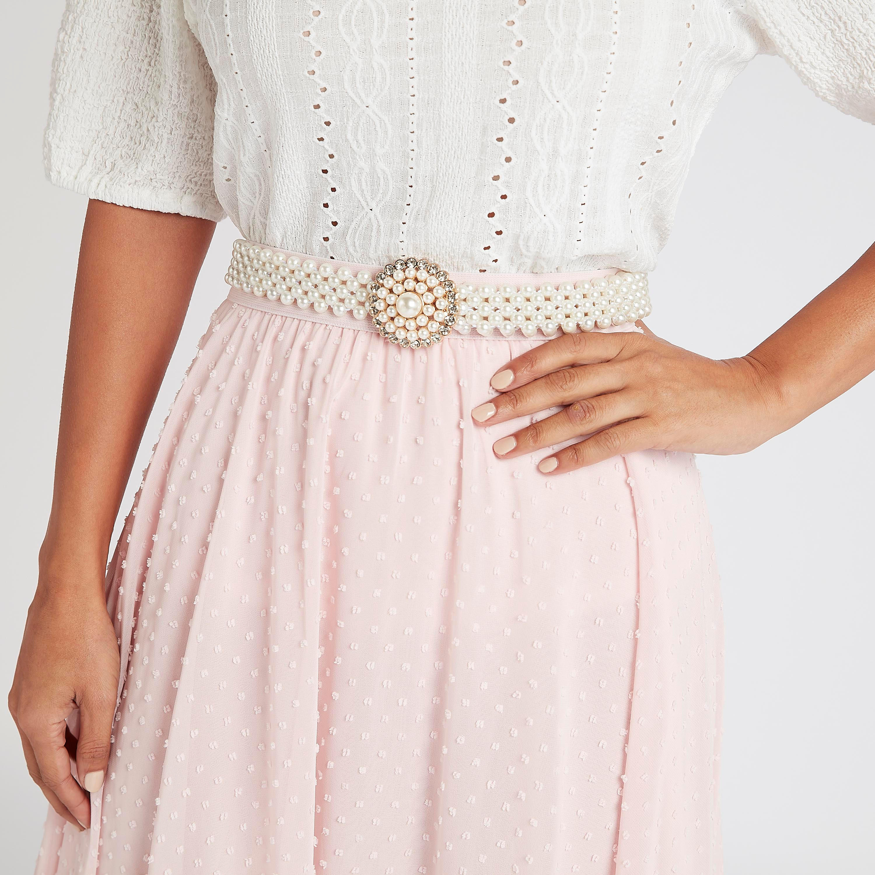 حزام خصر متمدّد مزين باللؤلؤ والكريستال-women-clothingaccessories-belts-image-2