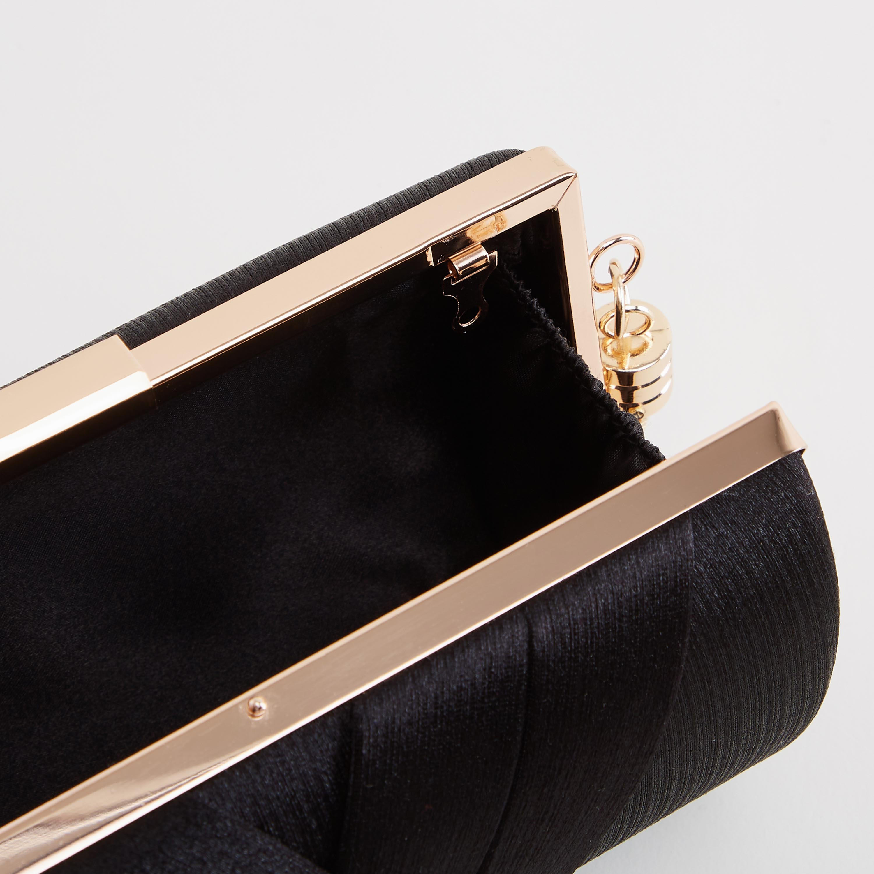 شنطة كلاتش بارزة الملمس بحزام سلسلة وزينة شرّابات-women-bagsandwallets-handbags-image-5