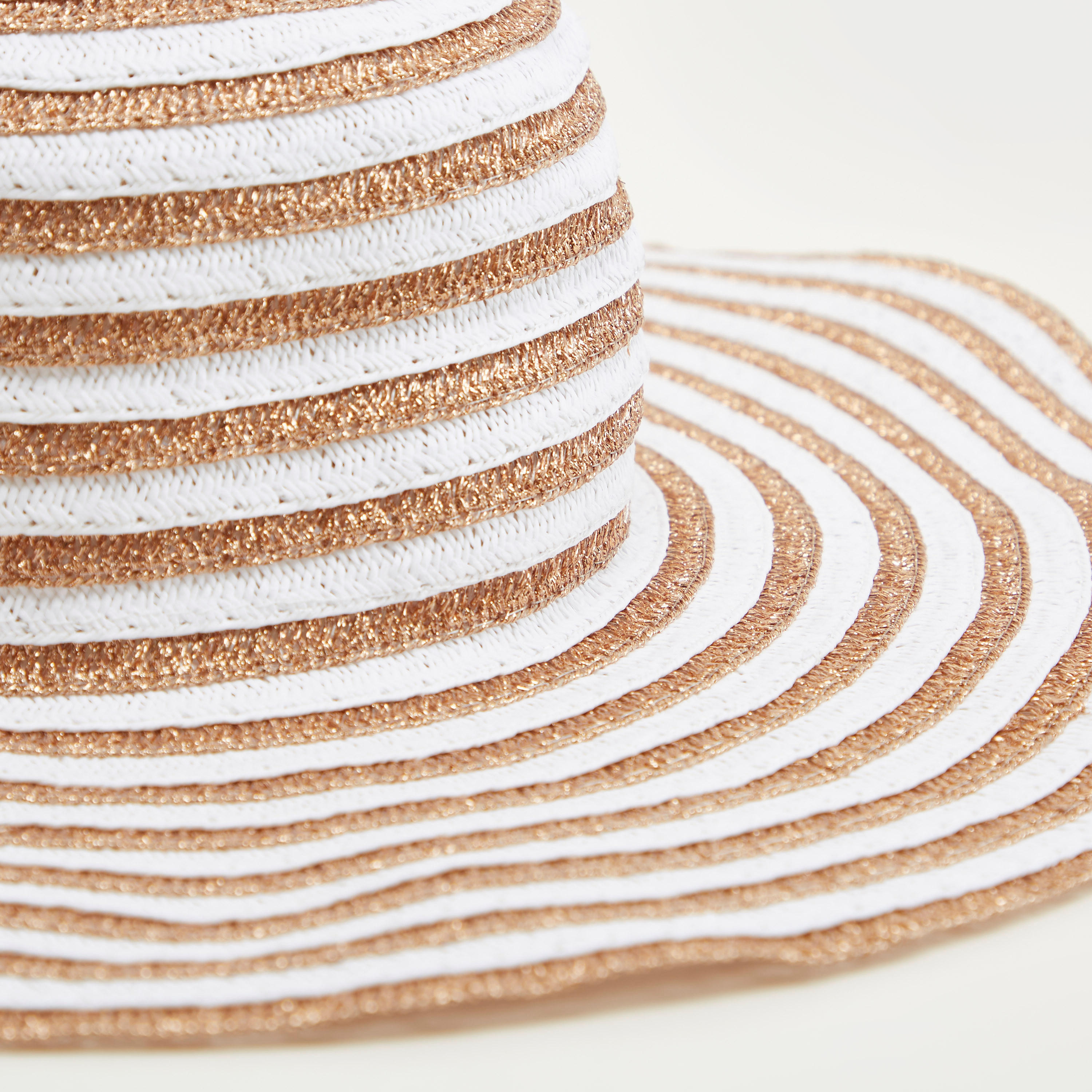 Stripe Textured Beach Hat-women-clothingaccessories-capsandhats-image-3