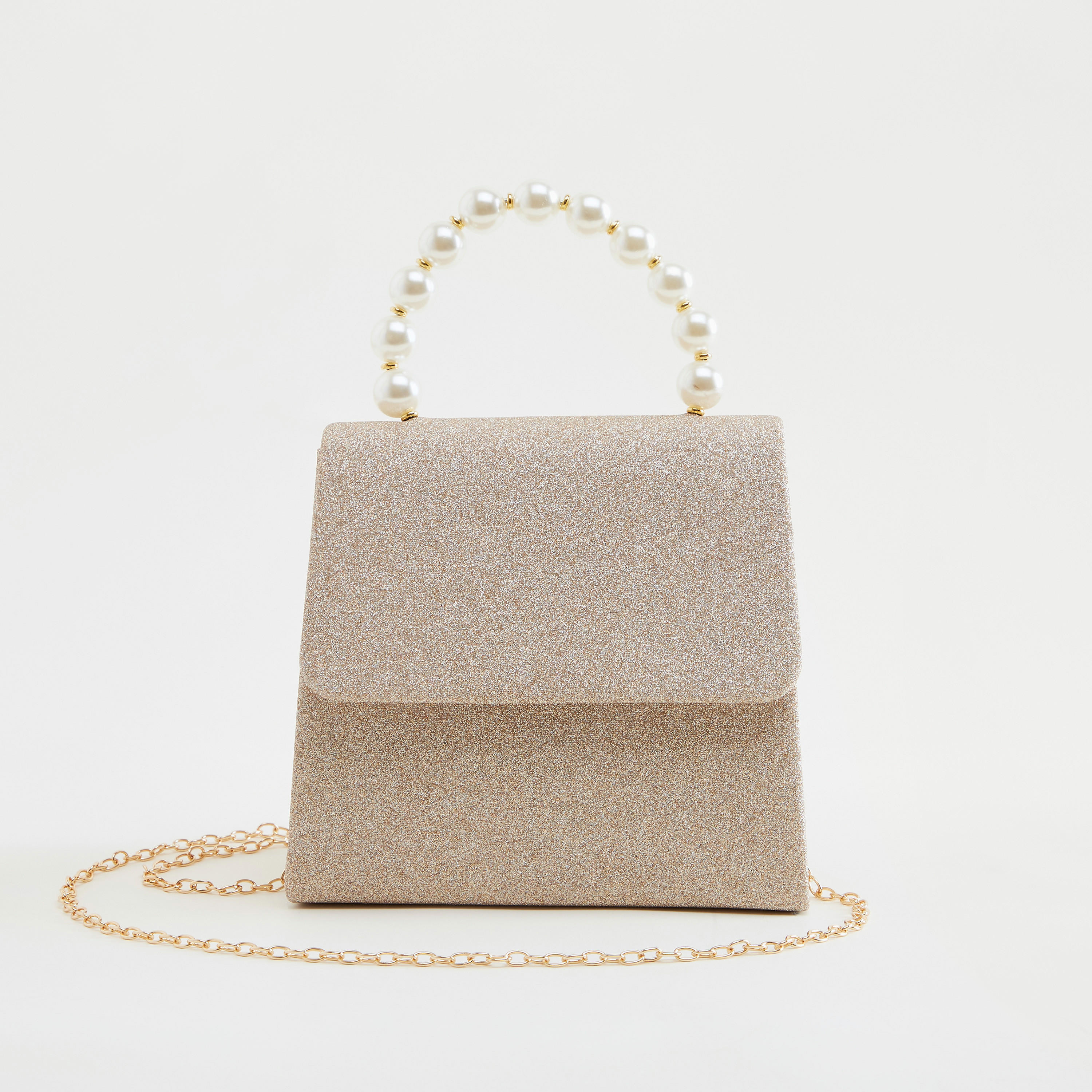 شنطة ساتشيل بارزة الملمس بمقبض مزيّن باللّؤلؤ-women-bagsandwallets-handbags-image-1