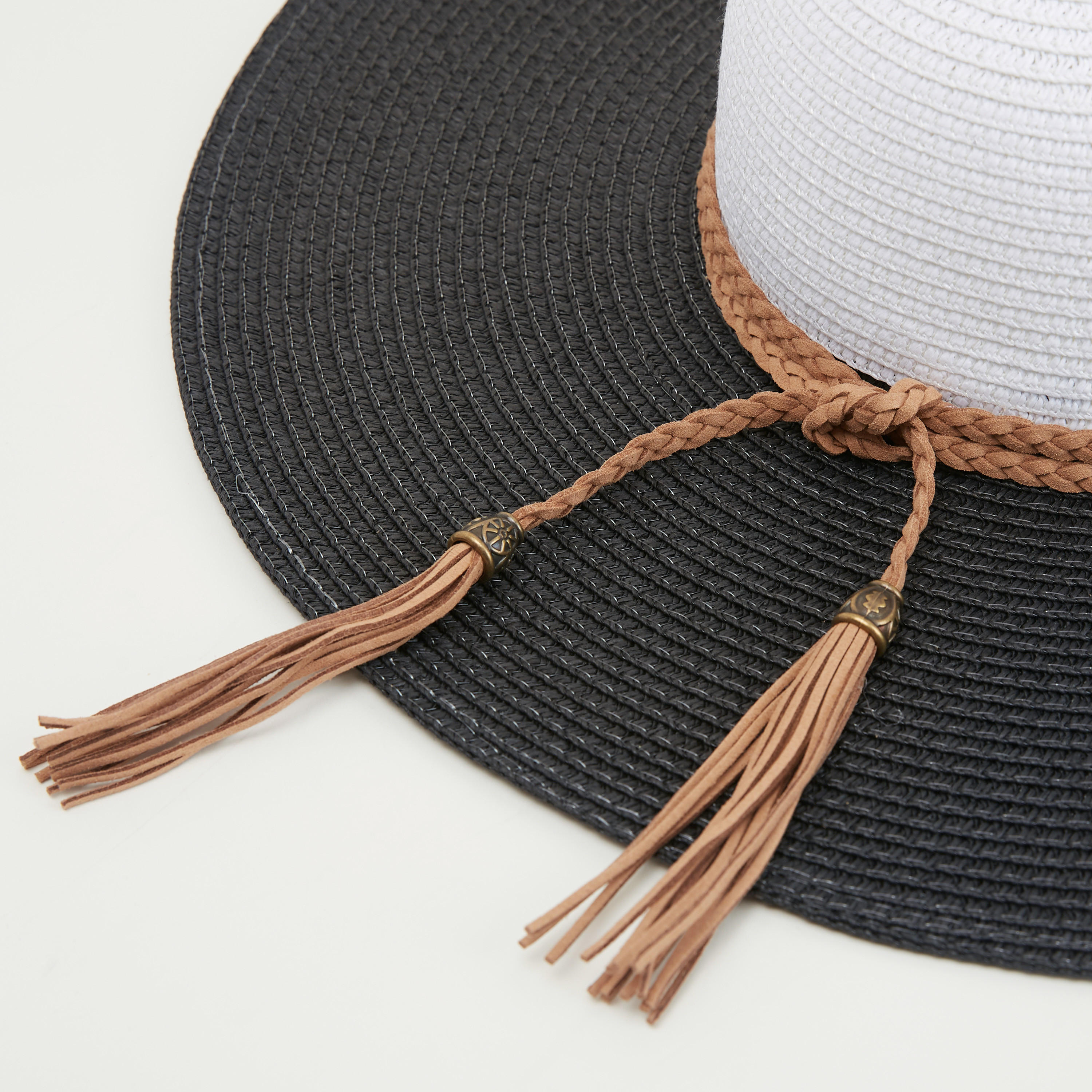 Textured Straw Hat with Braided Tie-Up Accent-women-clothingaccessories-capsandhats-image-2
