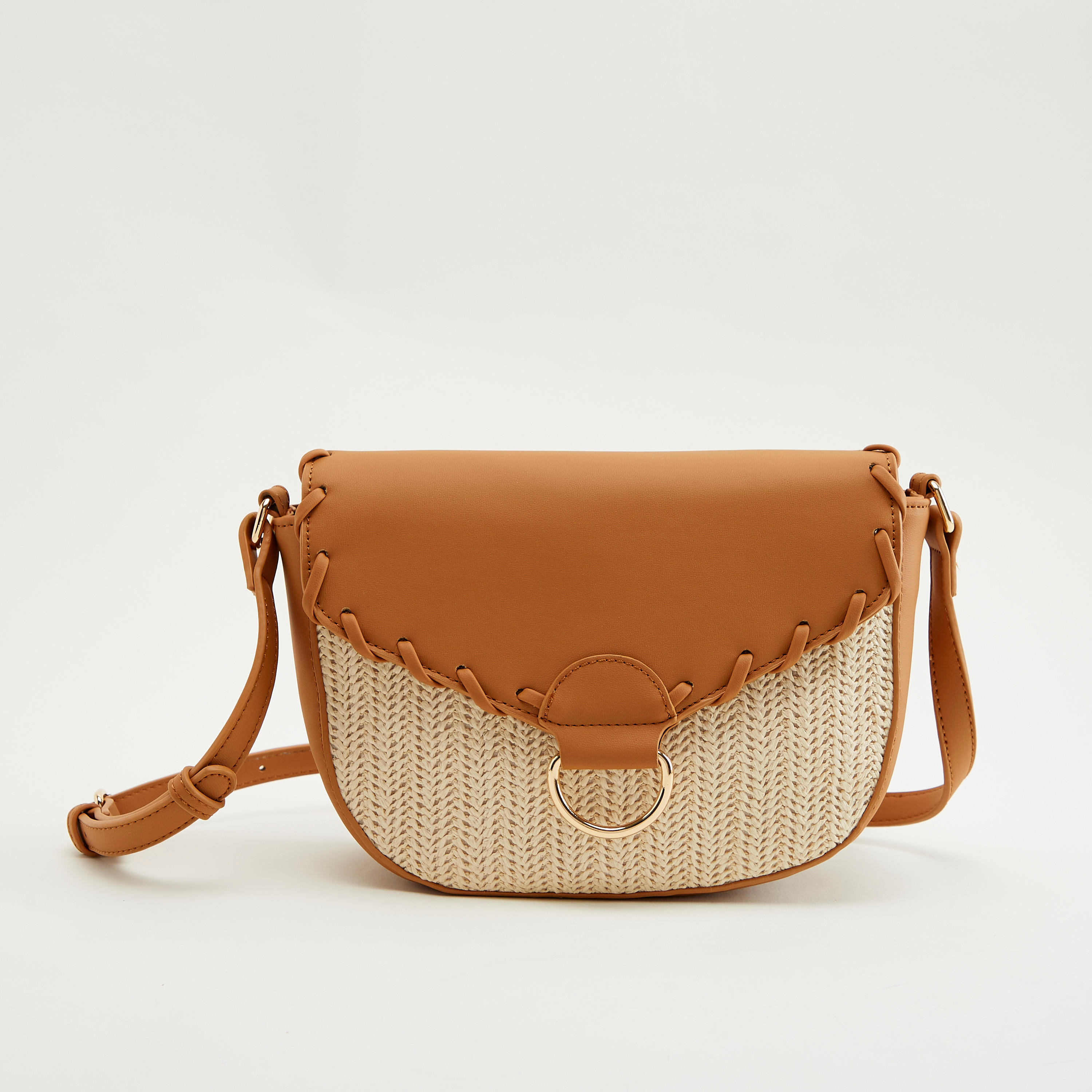 شنطة كروس بودي بارزة الملمس بزر إغلاق مغناطيسي-women-bagsandwallets-handbags-image-1