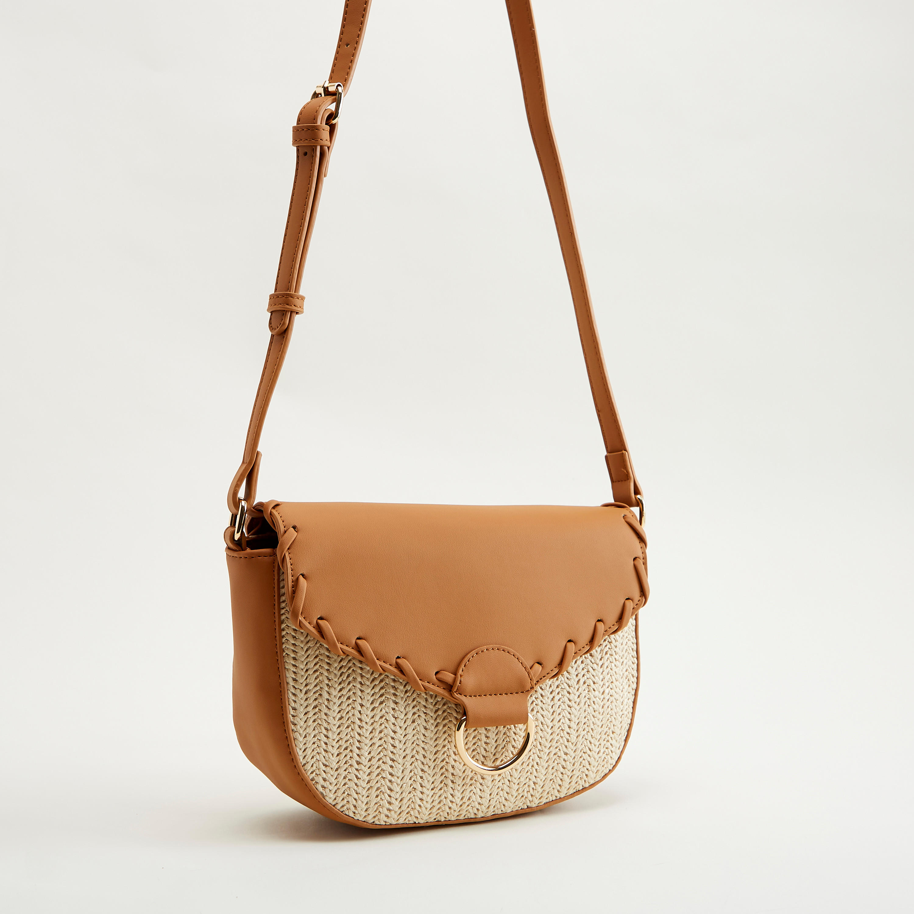 شنطة كروس بودي بارزة الملمس بزر إغلاق مغناطيسي-women-bagsandwallets-handbags-image-2
