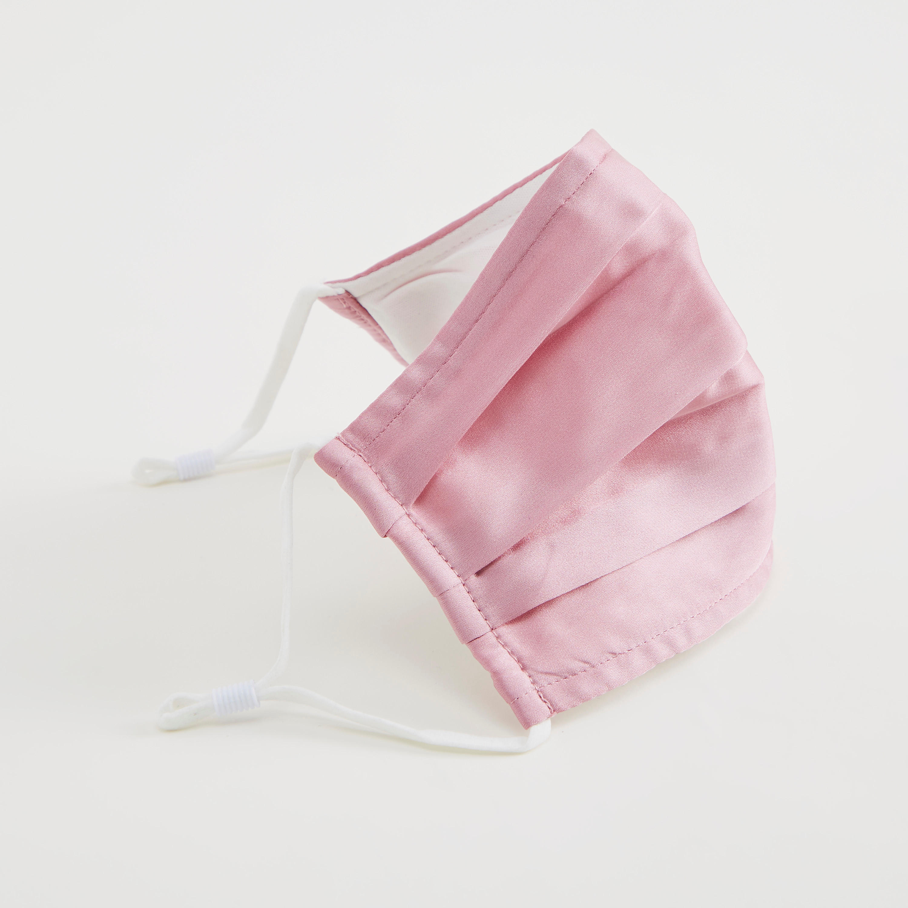 Pleated Reusable Mask with Adjustable Straps-women-clothingaccessories-fashionmasks-image-1