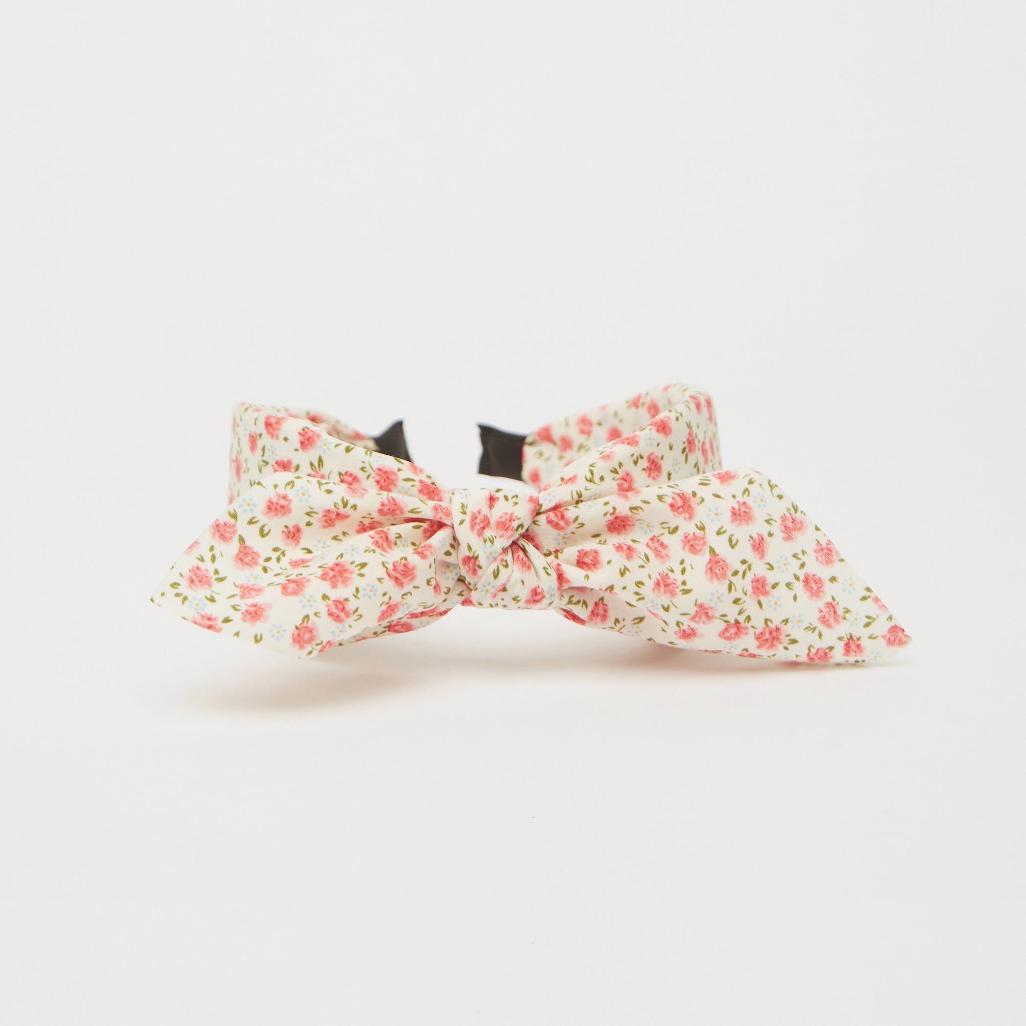 Gloo Floral Print Hairband with Bow Detail-women-hairaccessories-image-3